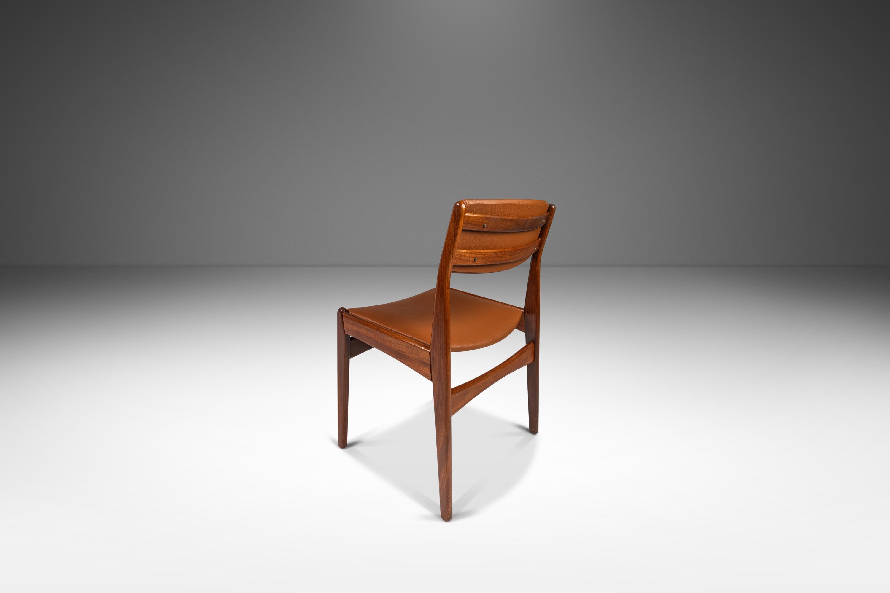 Ensemble de 6 chaises de salle à manger en teck par Poul Volther pour Frem Røjle,  Danemark, c.C. années 1960 1