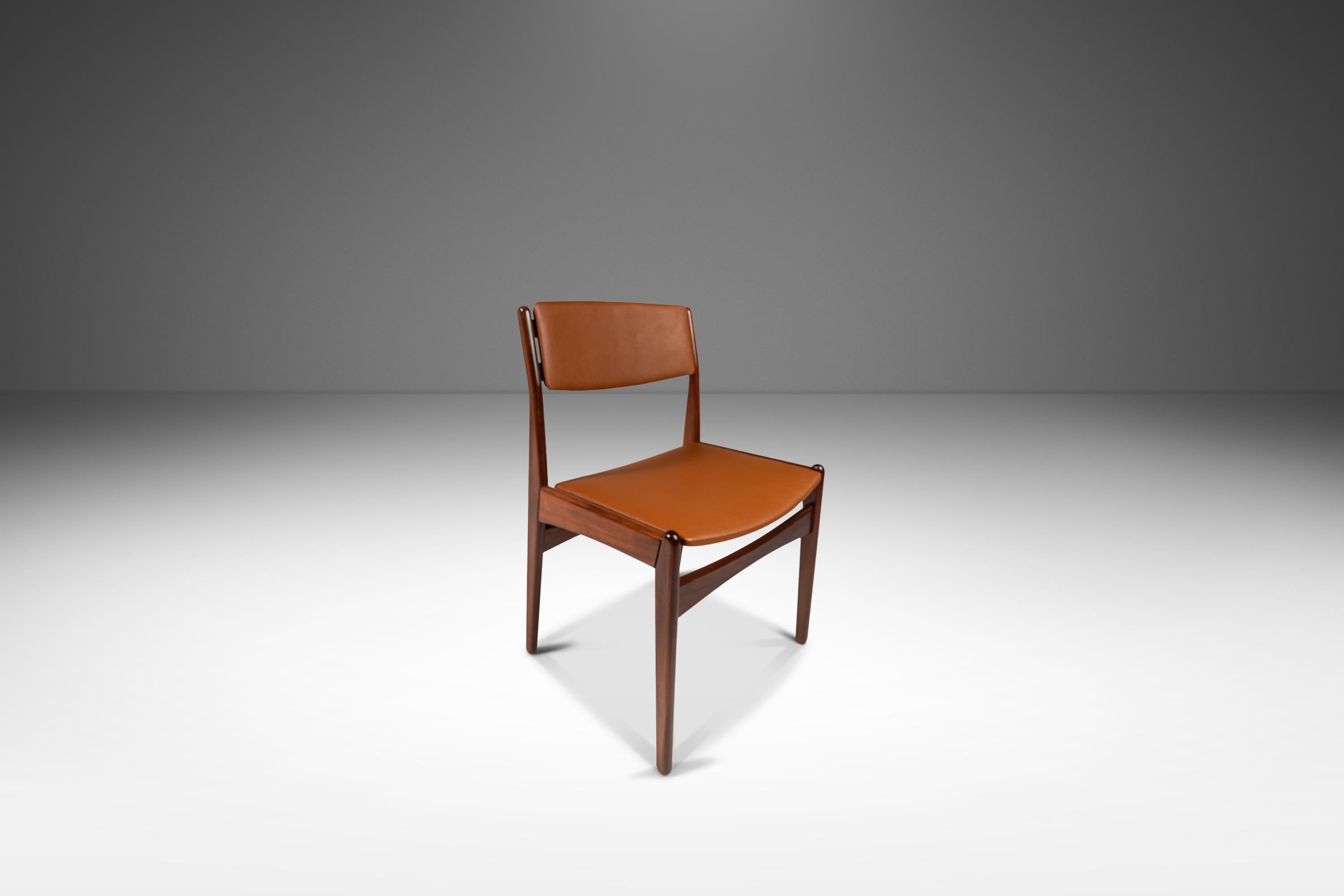 Ensemble de 6 chaises de salle à manger en teck par Poul Volther pour Frem Røjle,  Danemark, c.C. années 1960 2