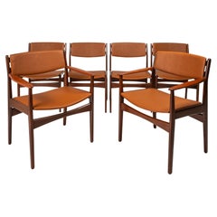Set of 6 Teak Dining Chairs by Poul Volther for Frem Røjle, Denmark, c. 1960s