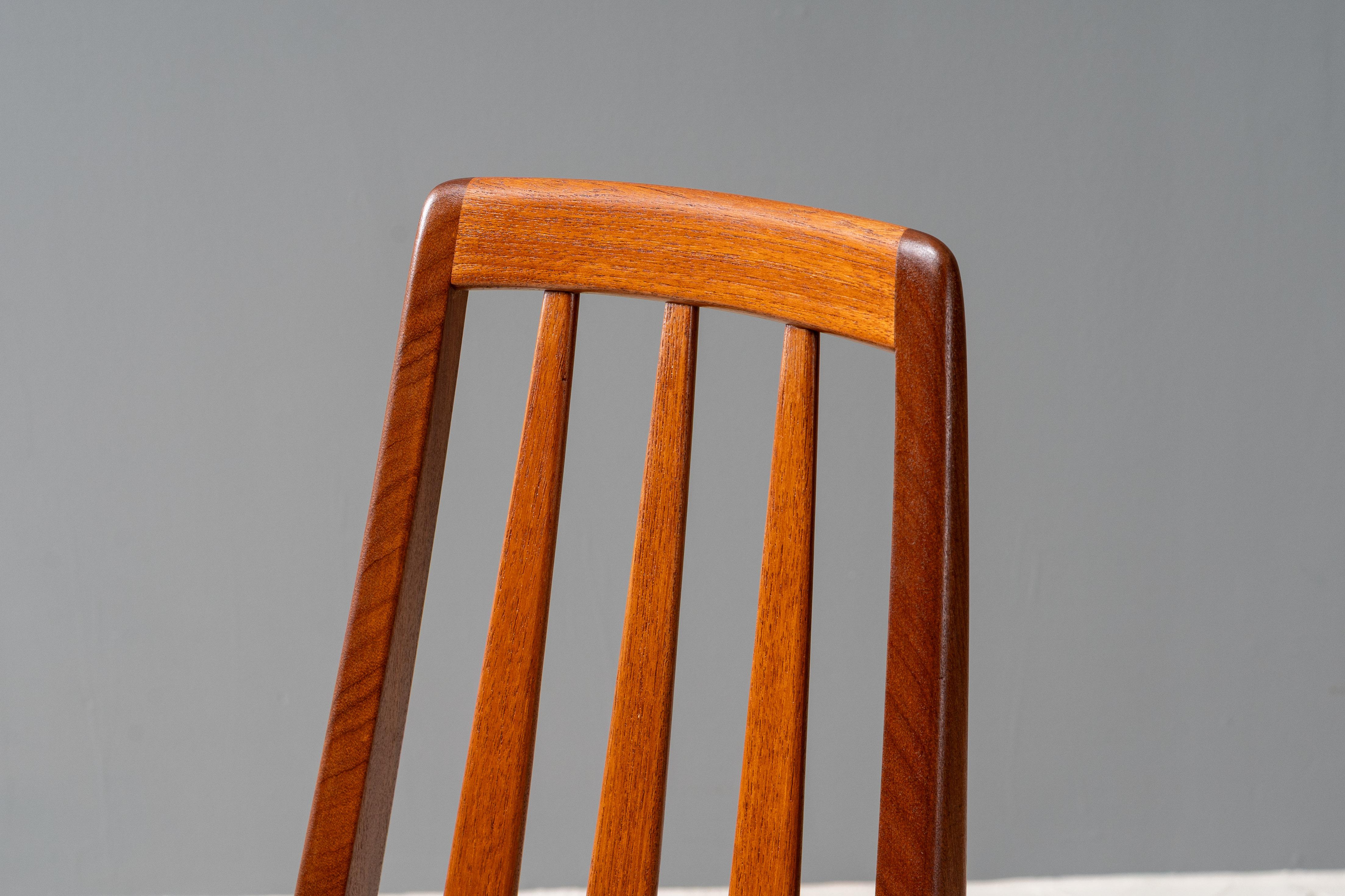 Set of 6 Teak Hornslet Dining Chairs en venta 4
