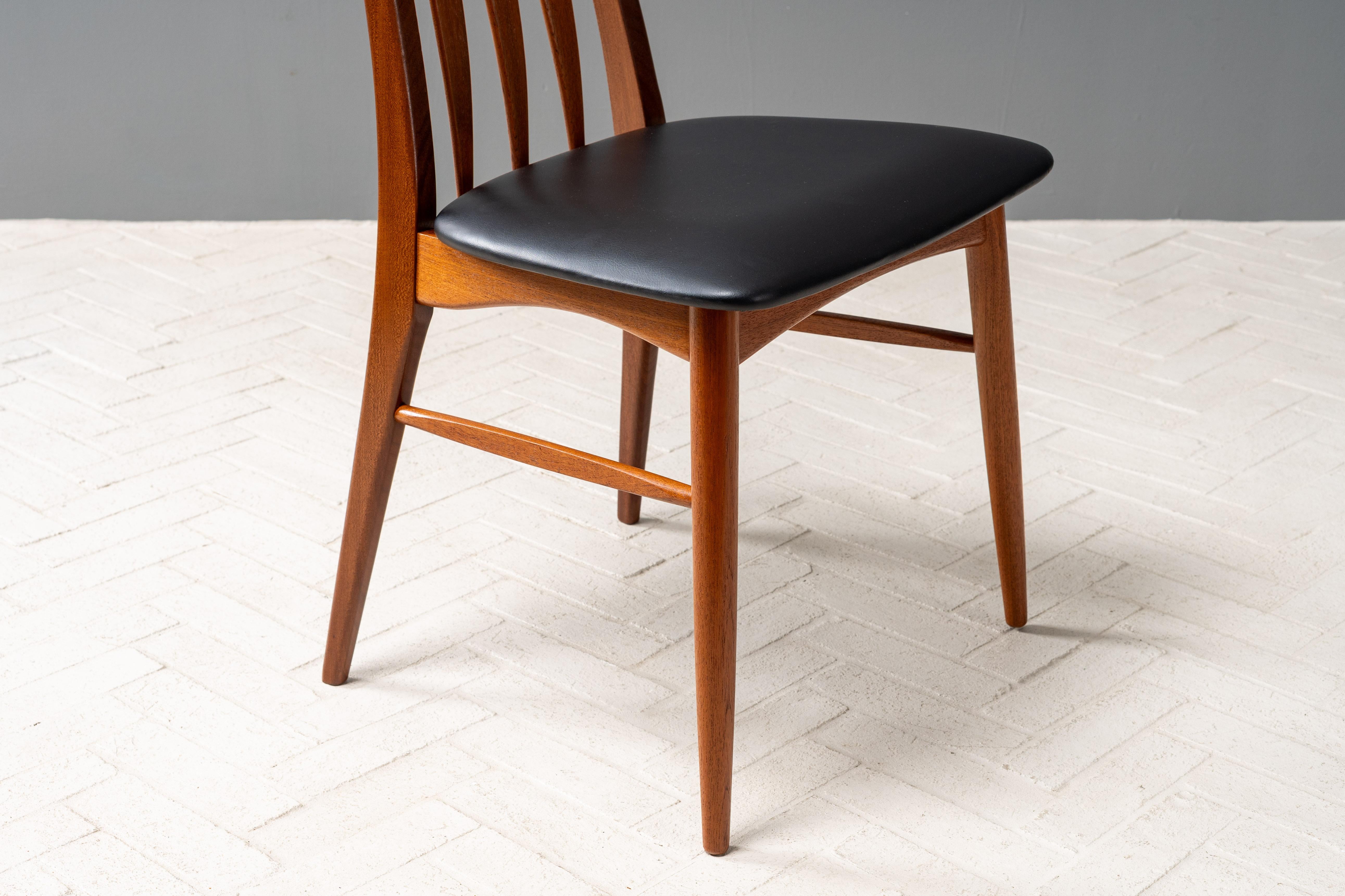 Set of 6 Teak Hornslet Dining Chairs en venta 6