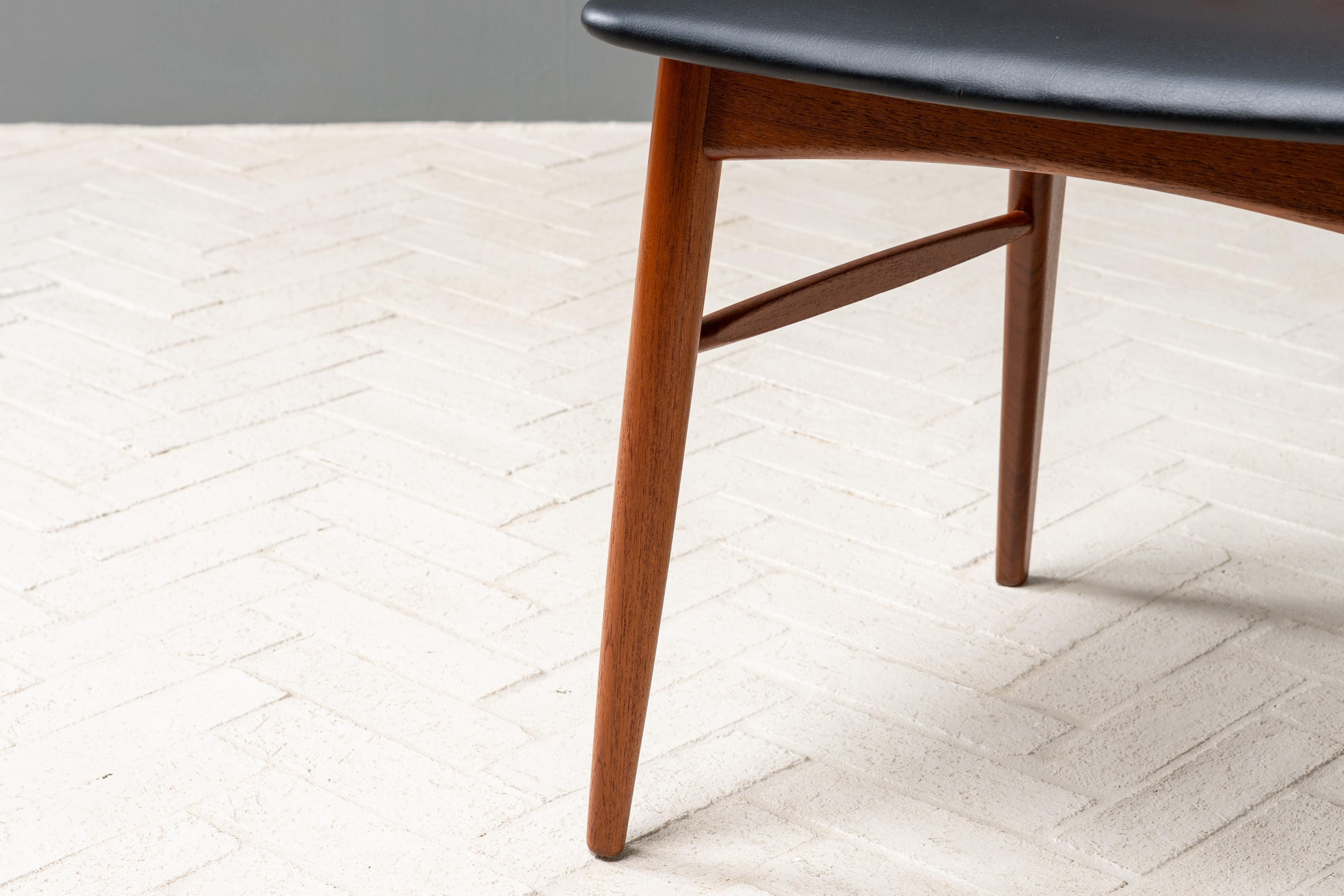 Set of 6 Teak Hornslet Dining Chairs en venta 8