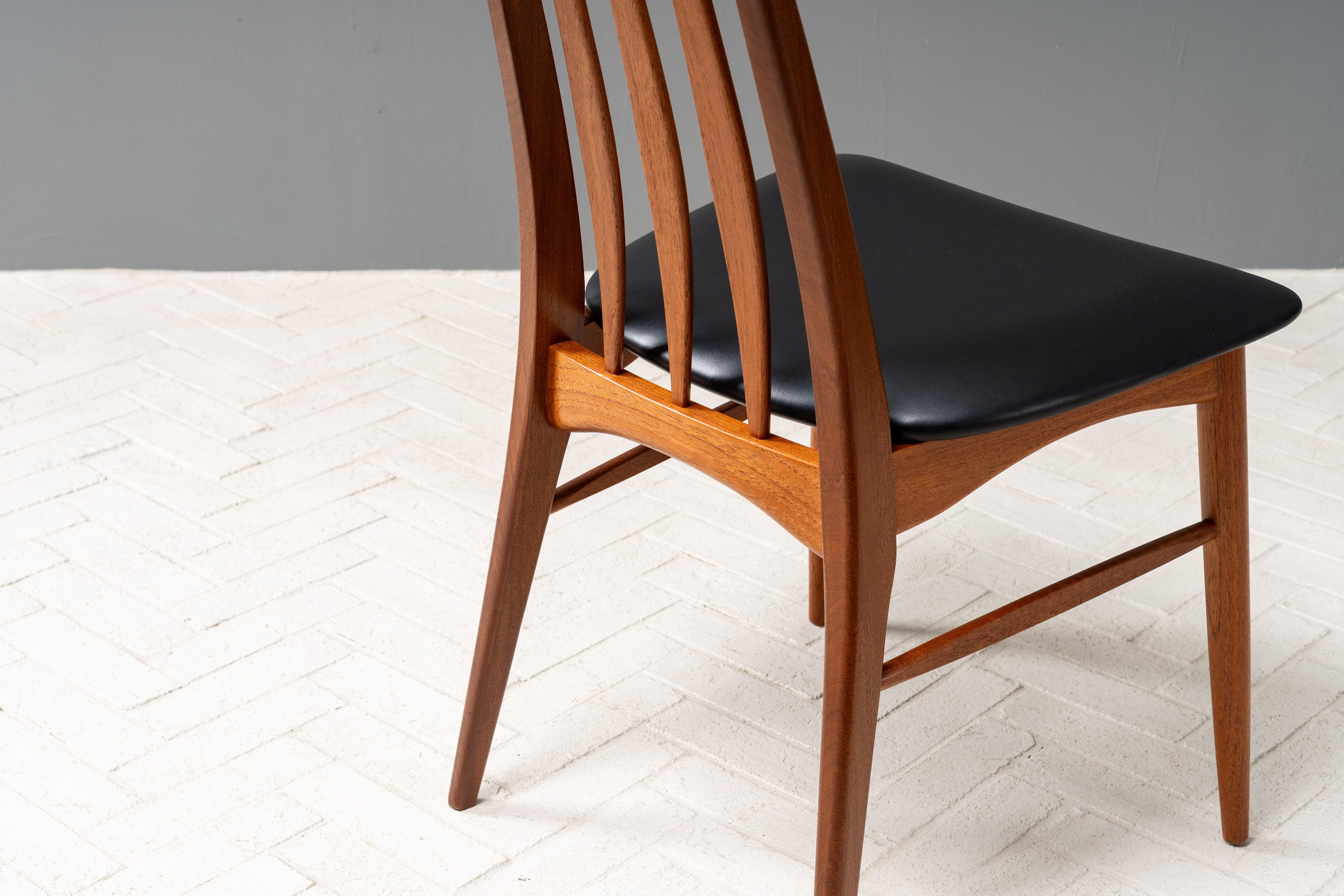 Set of 6 Teak Hornslet Dining Chairs en venta 9