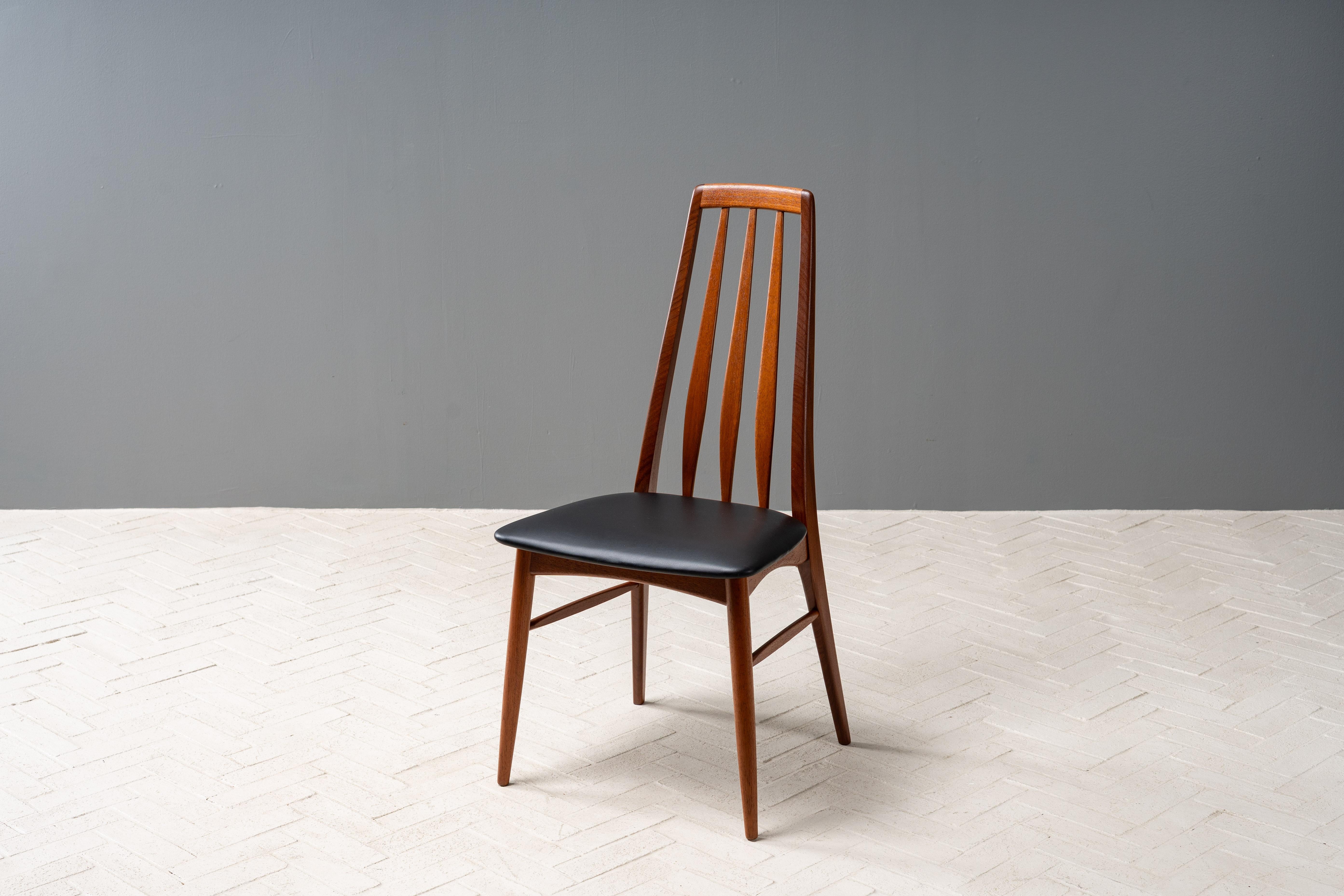 Set of 6 Teak Hornslet Dining Chairs Moderno de mediados de siglo en venta