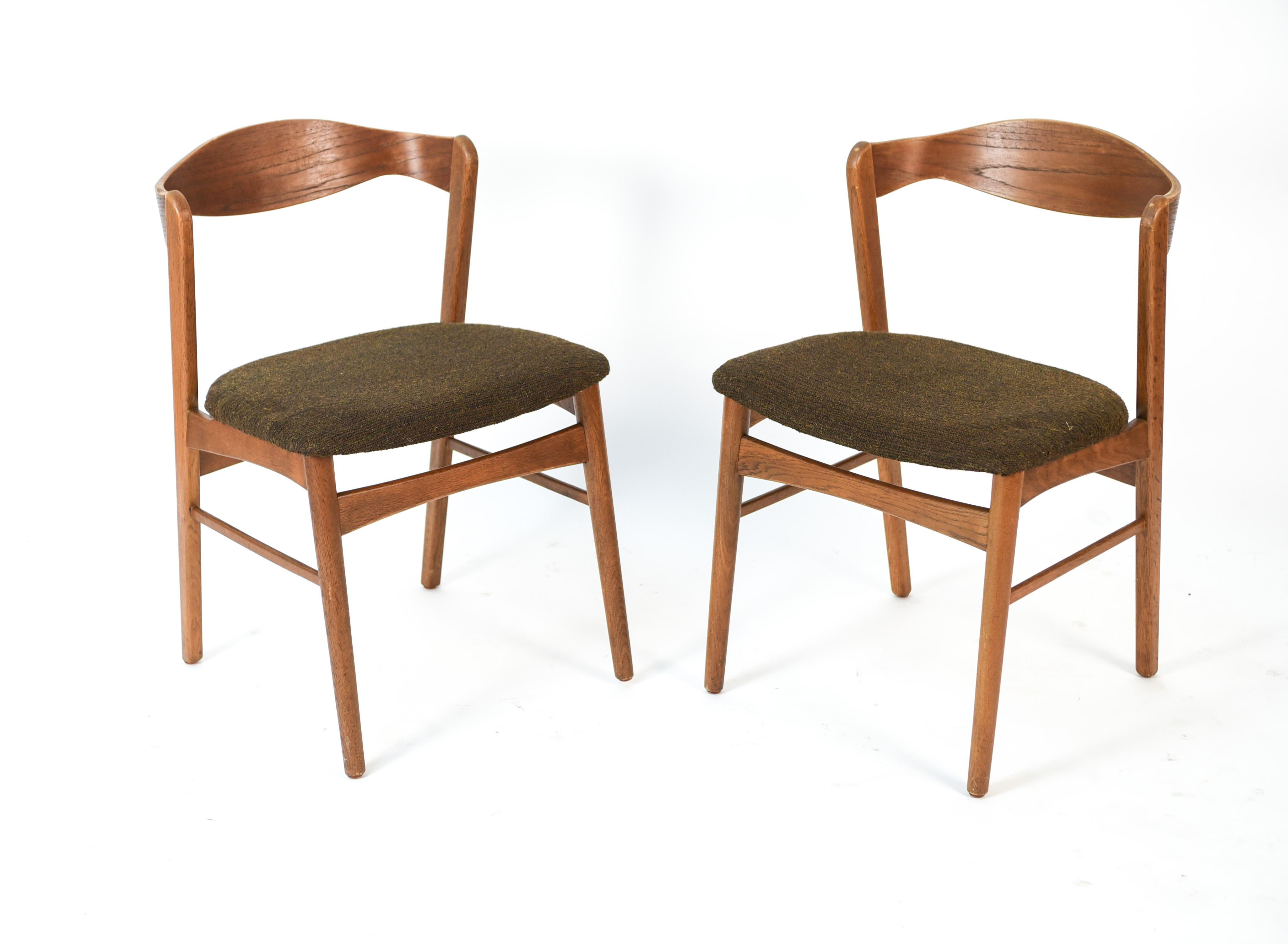 Danish Set of 6 Teak Kai Kristiansen Style Dining Chairs