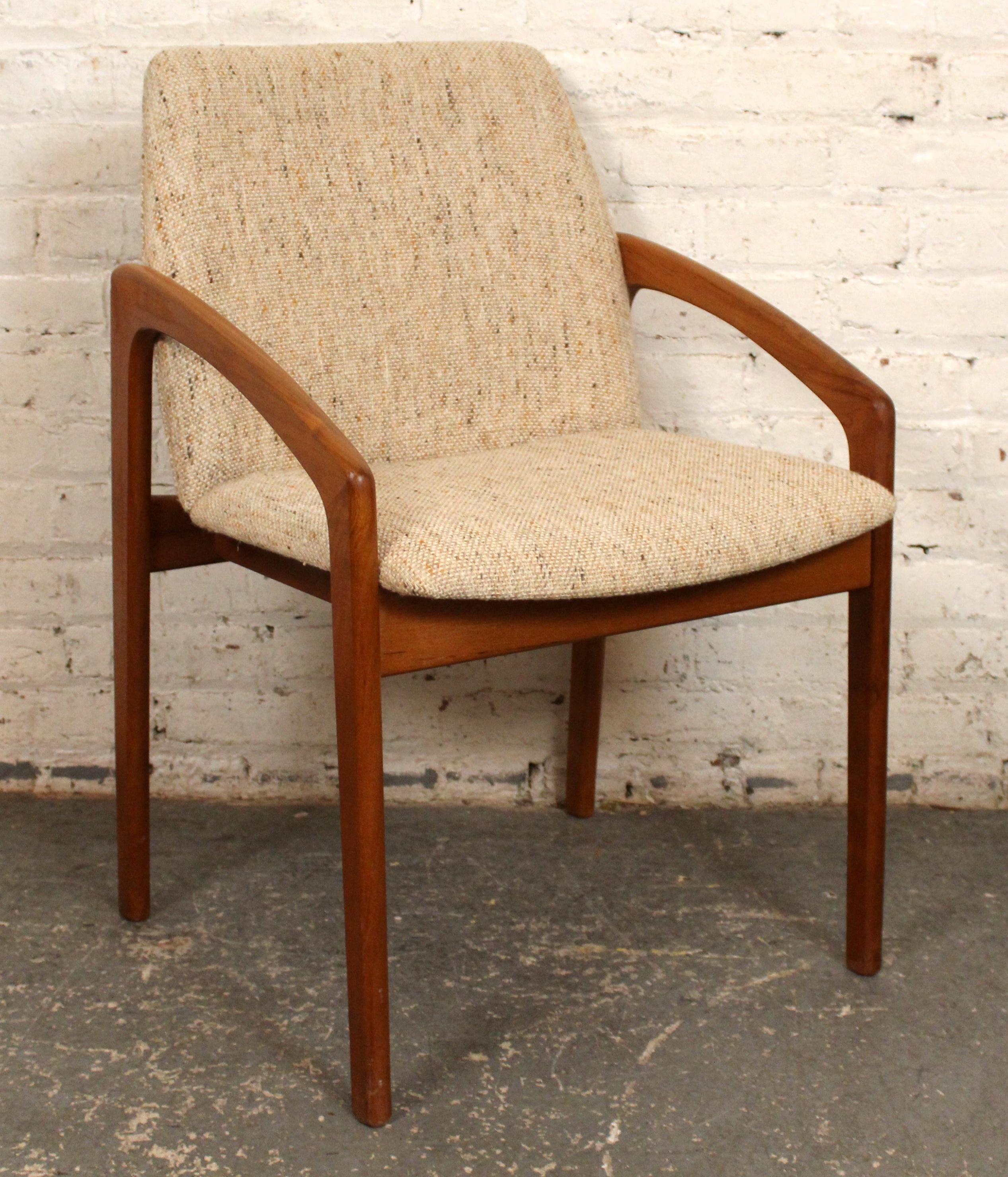Ensemble de 6 chaises de salle à manger en teck tapissées par Korup Stolefabrik en vente 3