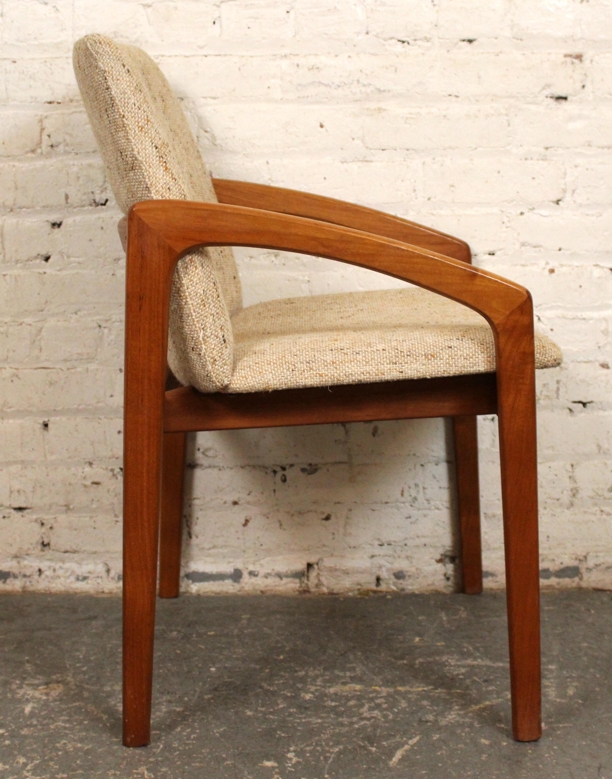 Ensemble de 6 chaises de salle à manger en teck tapissées par Korup Stolefabrik en vente 4