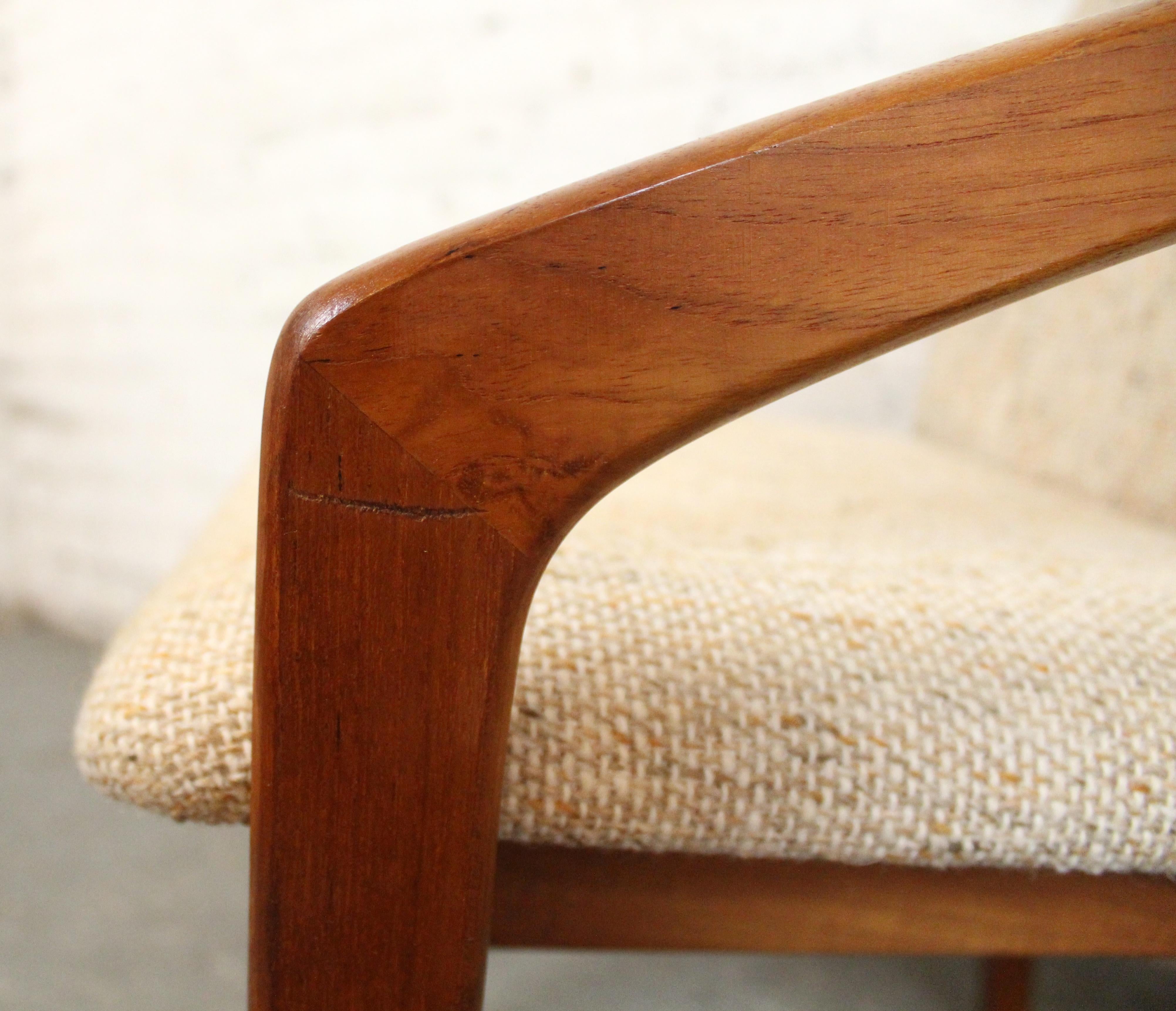 Ensemble de 6 chaises de salle à manger en teck tapissées par Korup Stolefabrik en vente 12