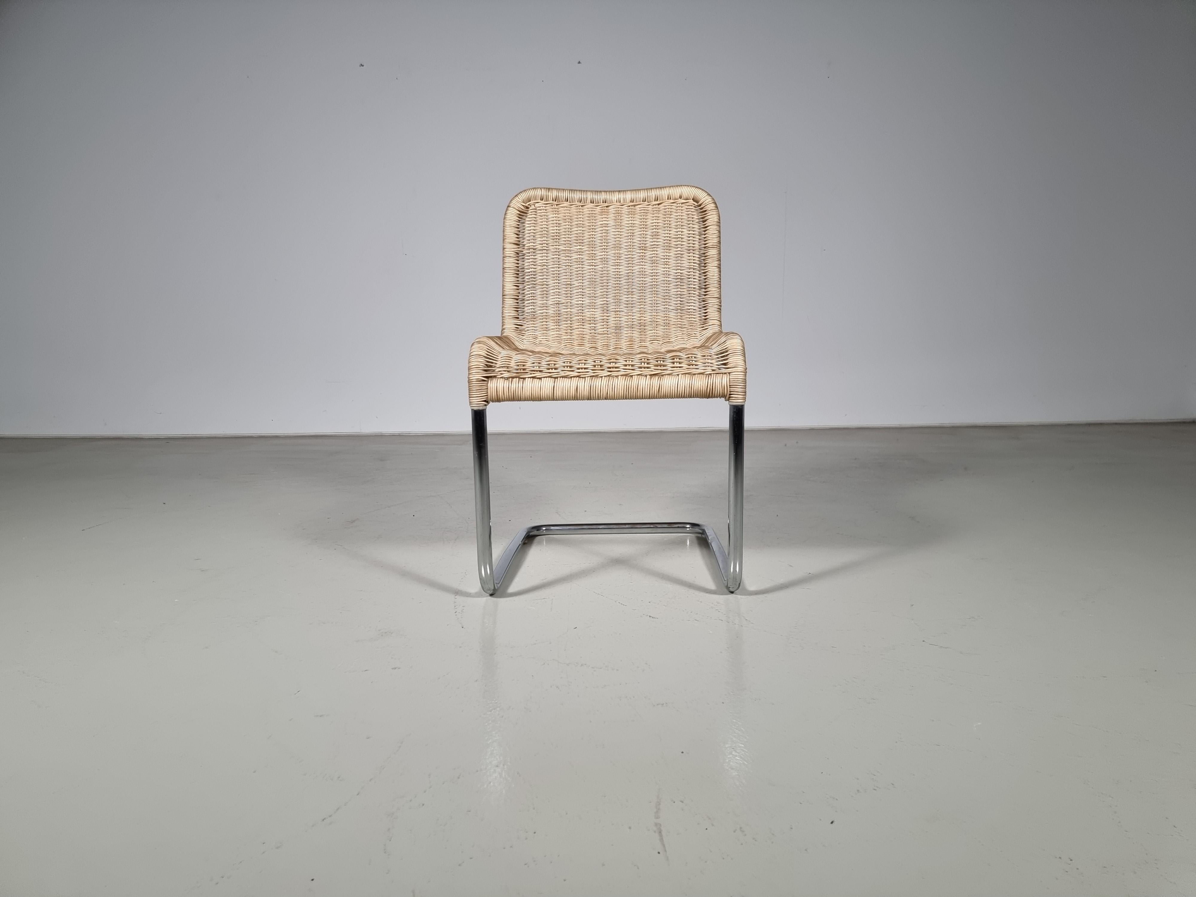 Set of 6 Tecta B20 Dining Chairs by Axel Bruchhäuser, 1980s 3