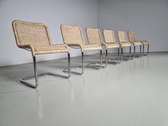 Set of 6 Tecta B20 Dining Chairs by Axel Bruchhäuser, 1980s