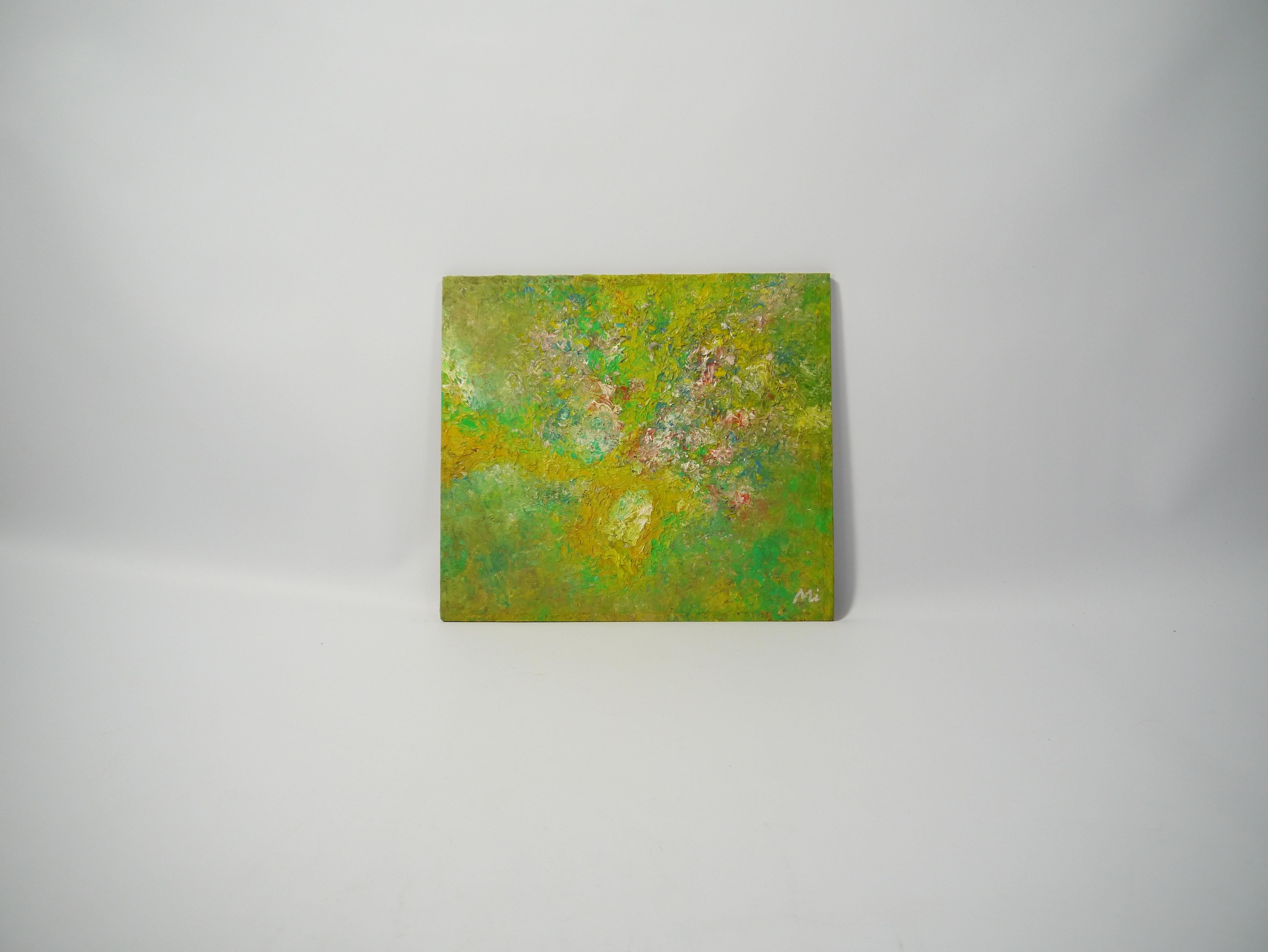 XX secolo Set di 6 dipinti ad olio astratti e strutturati, firma: 