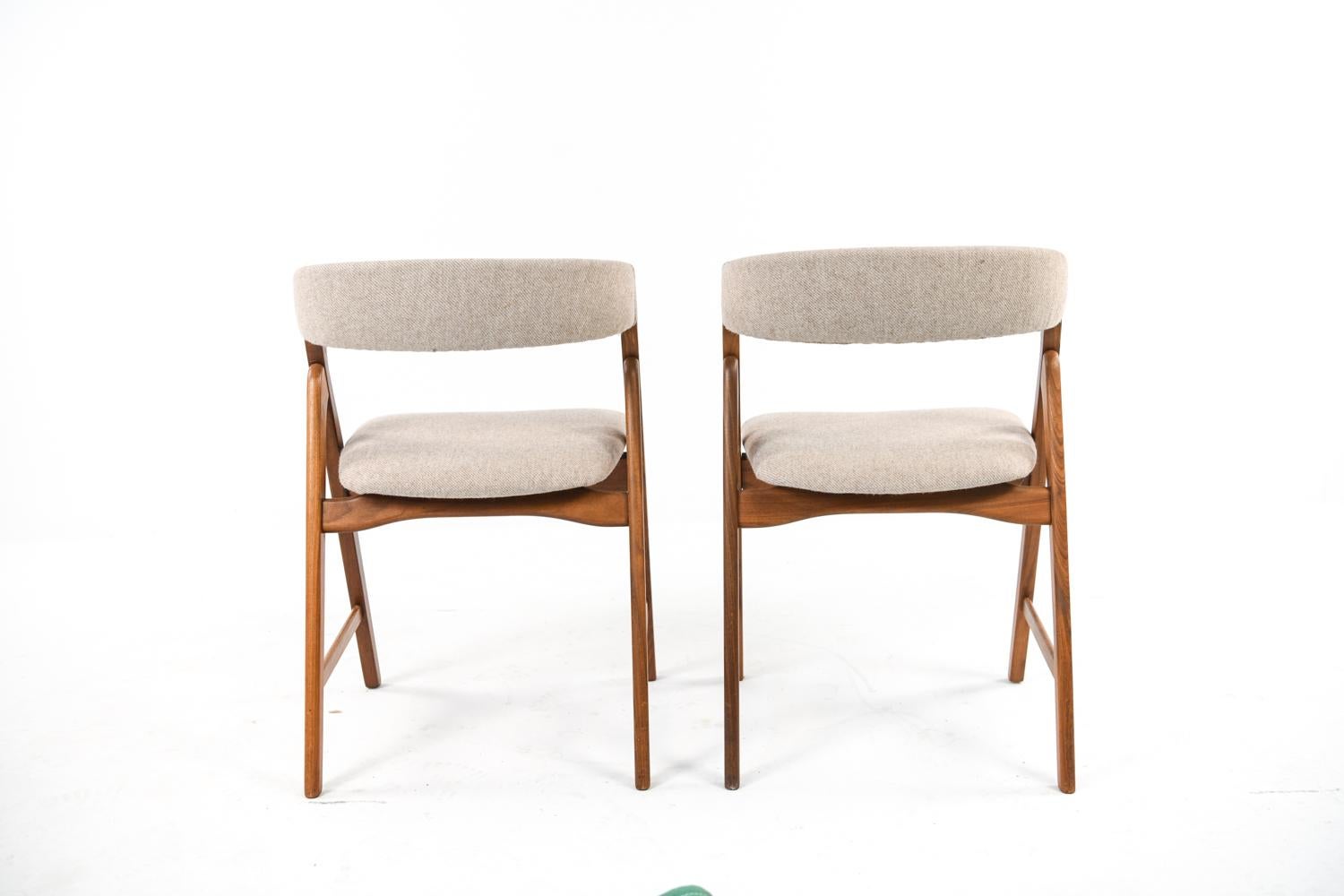 Set of 6 TH. Harlev Model 205 Side Chairs for Farstrup 3