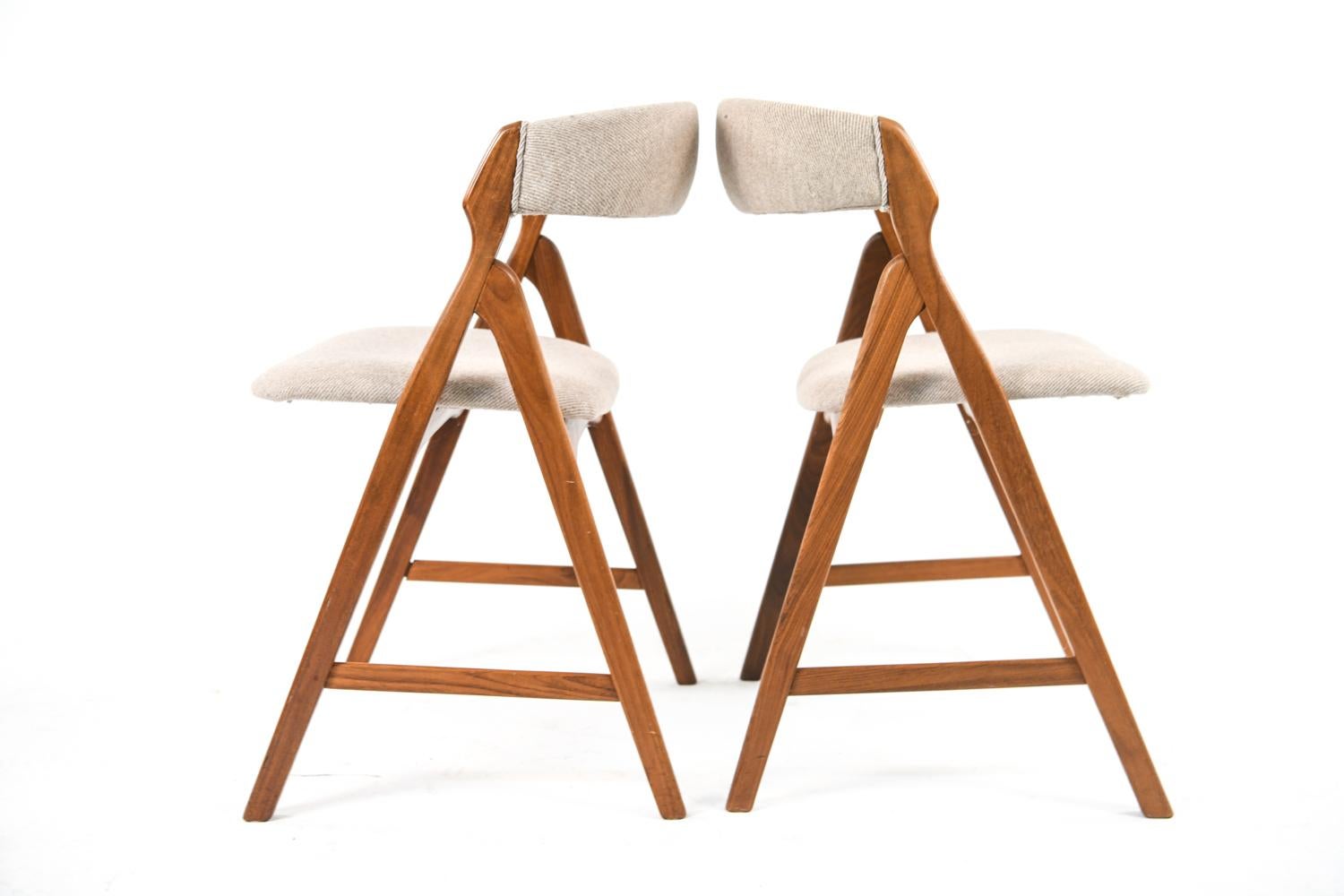 Set of 6 TH. Harlev Model 205 Side Chairs for Farstrup 6
