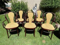 Set Of 6 Thonet Armchairs