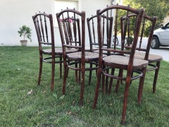 Set of 6 Thonet bistro chairs