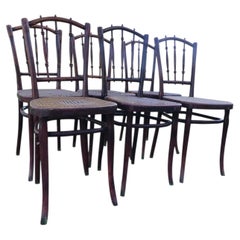 Set of 6 Thonet bistro chairs
