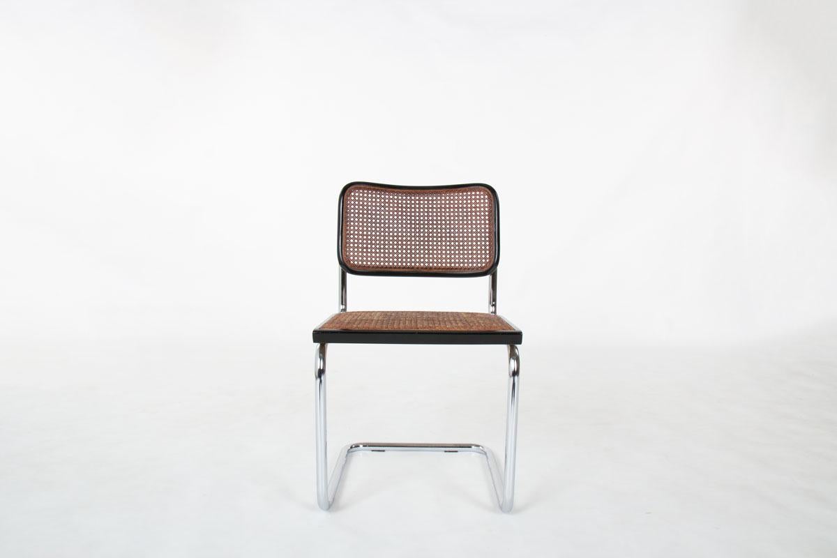 Set of 6 Thonet Cesca B32 Chairs by Marcel Breuer, 1970s (Französisch) im Angebot