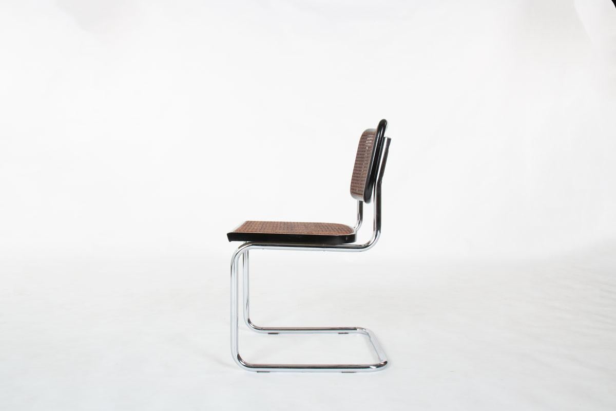 Set of 6 Thonet Cesca B32 Chairs by Marcel Breuer, 1970s (20. Jahrhundert) im Angebot