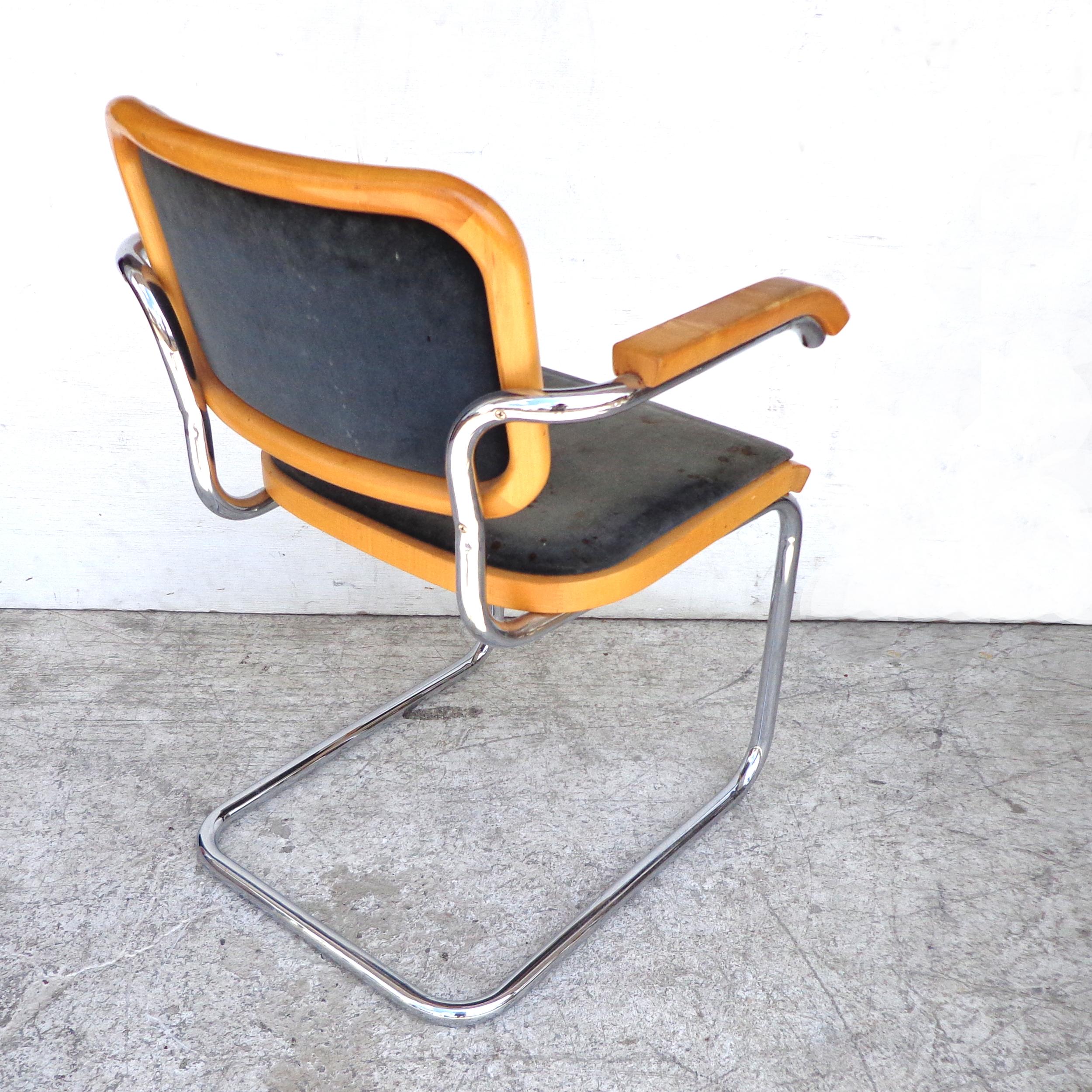 Mid-Century Modern Ensemble de 6 chaises Cesca de Thonet par Marcel Breuer en vente