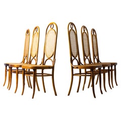 Set of 6 Thonet chairs model 207