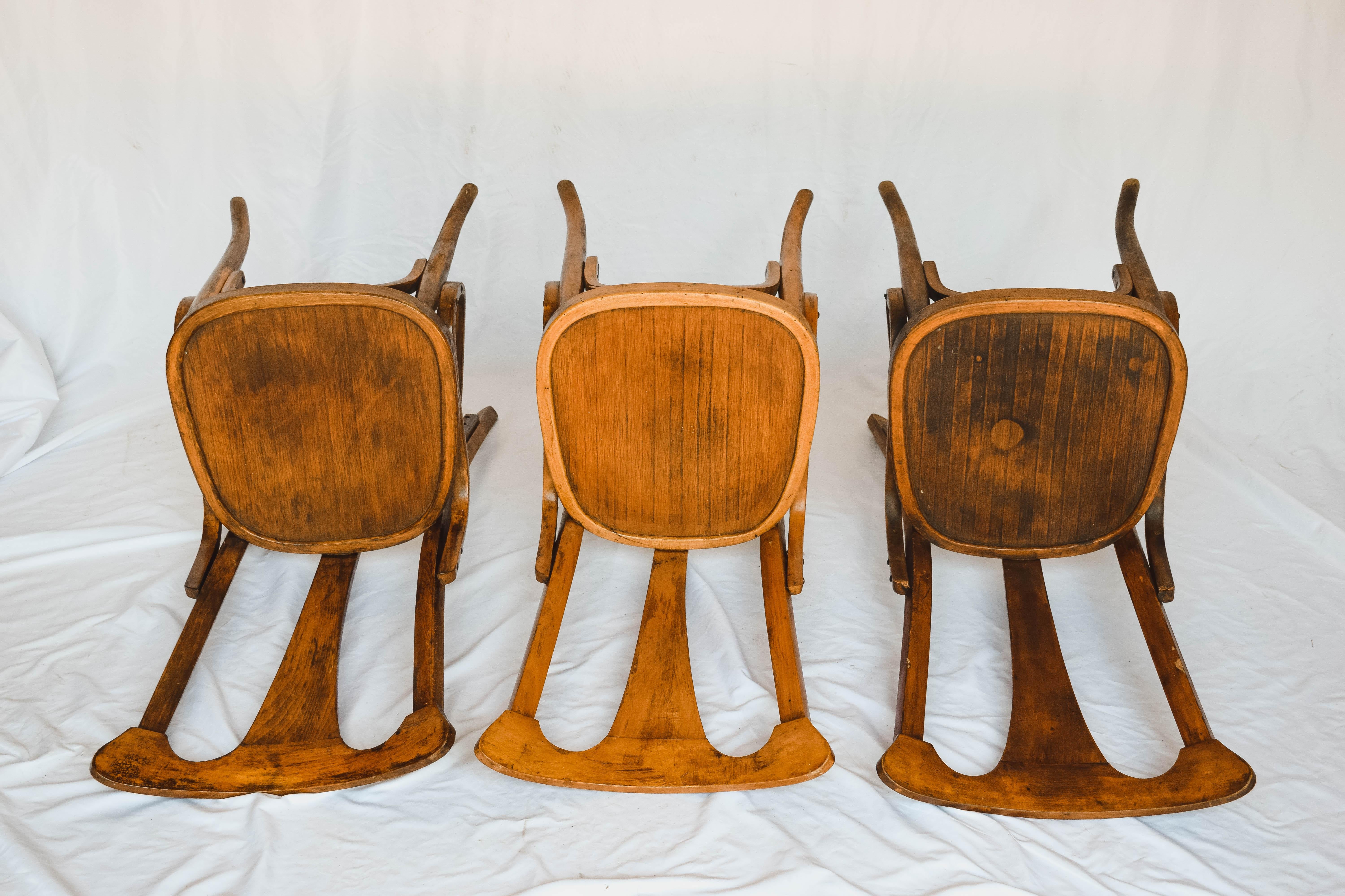 Set of 6 Thonet Style Bistro Chairs 4
