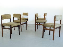 Set of 6 "Tião" Chairs, by Sergio Rodrigues, 1959, Jacaranda Rosewood