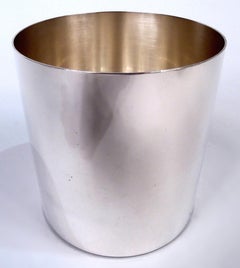 Set of 6 Tiffany American Midcentury Modern Sterling Silver Tumblers