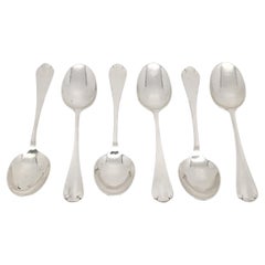 Used Set of 6 Tiffany & Co Flemish Sterling Silver Teaspoons 5 7/8" #15483