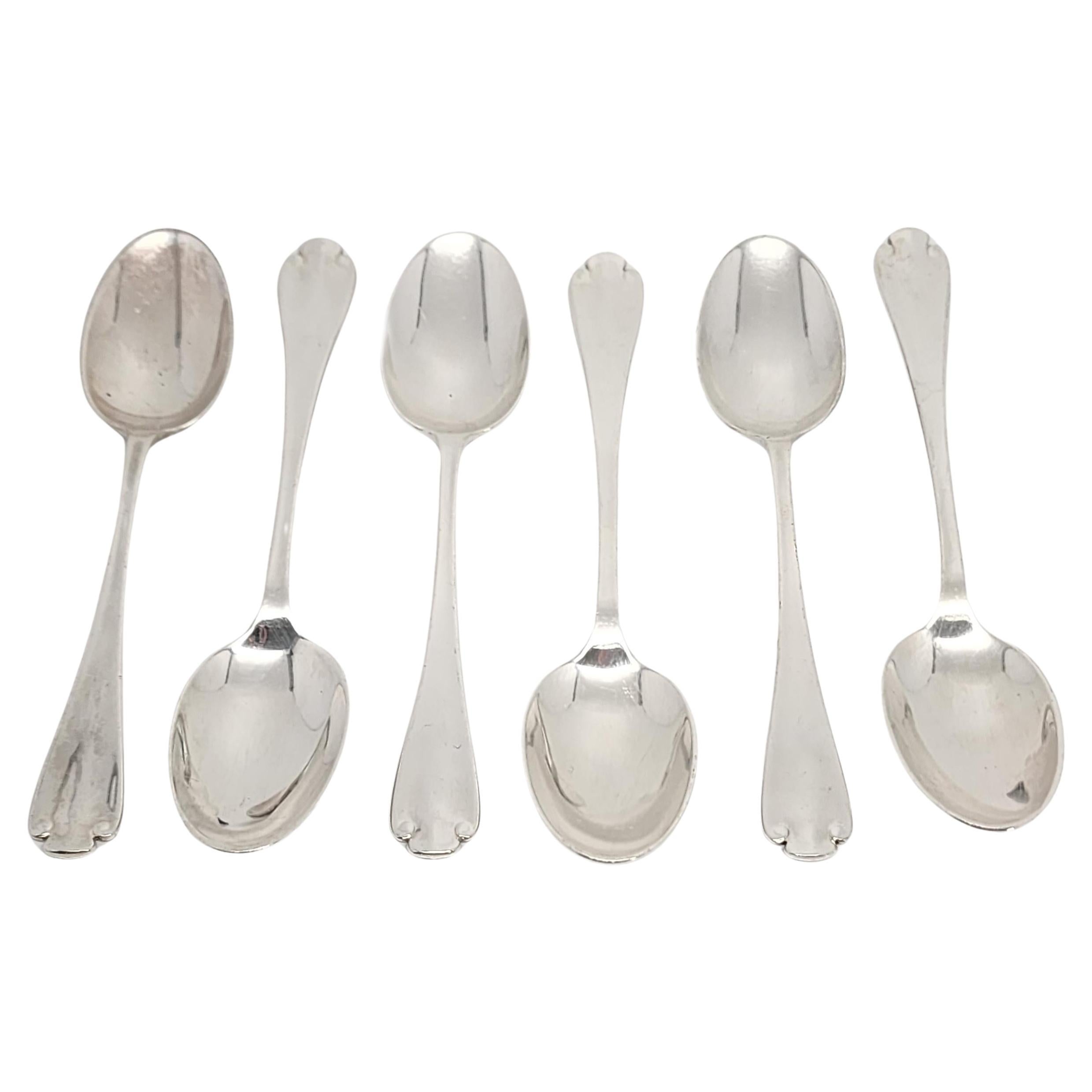 Set of 6 Tiffany & Co Flemish Sterling Silver Teaspoons 5 7/8" #15484 en vente