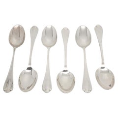 Used Set of 6 Tiffany & Co Flemish Sterling Silver Teaspoons 5 7/8" #15484