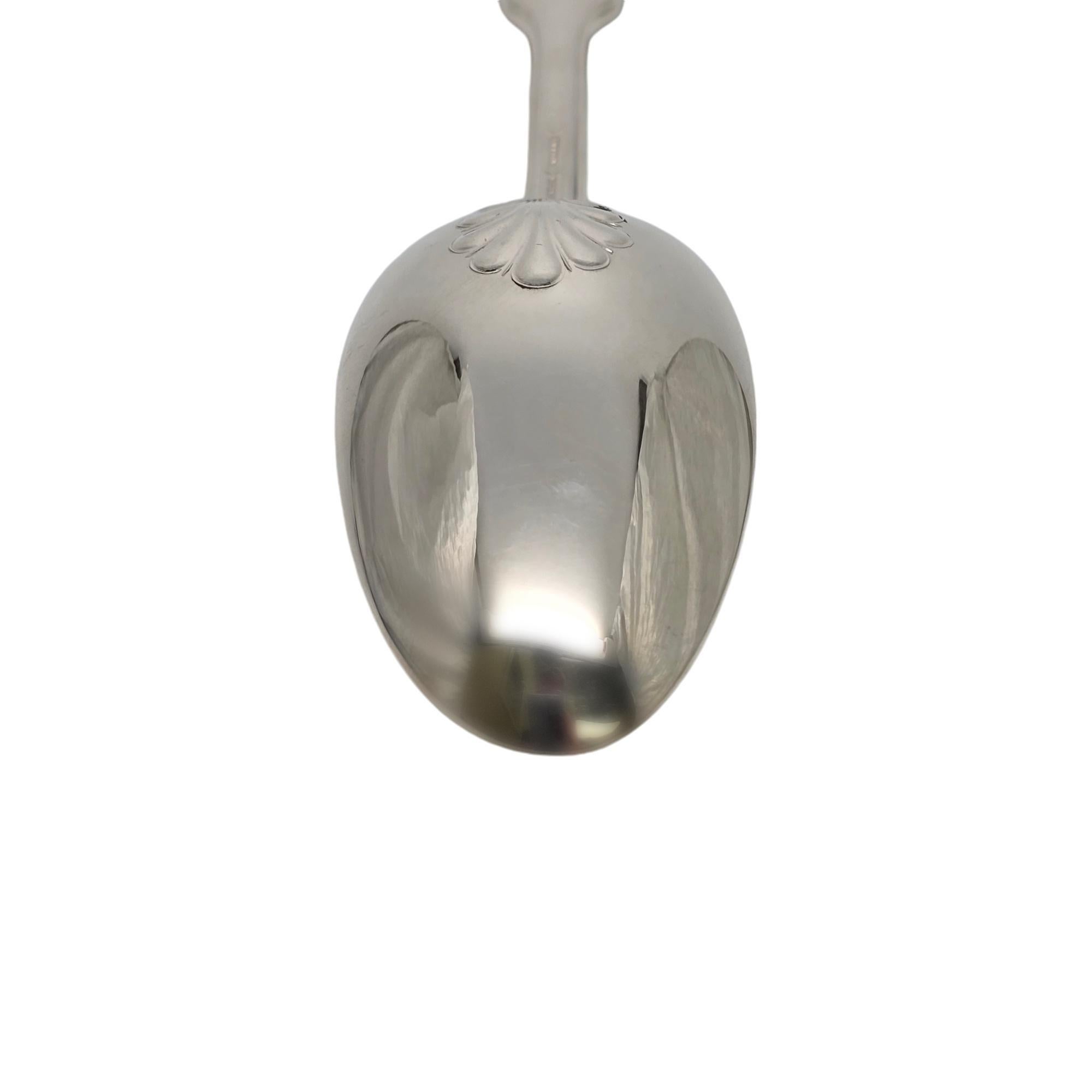 Set of 6 Tiffany & Co Shell & Thread Sterling Silver Oval Soup Spoons 7