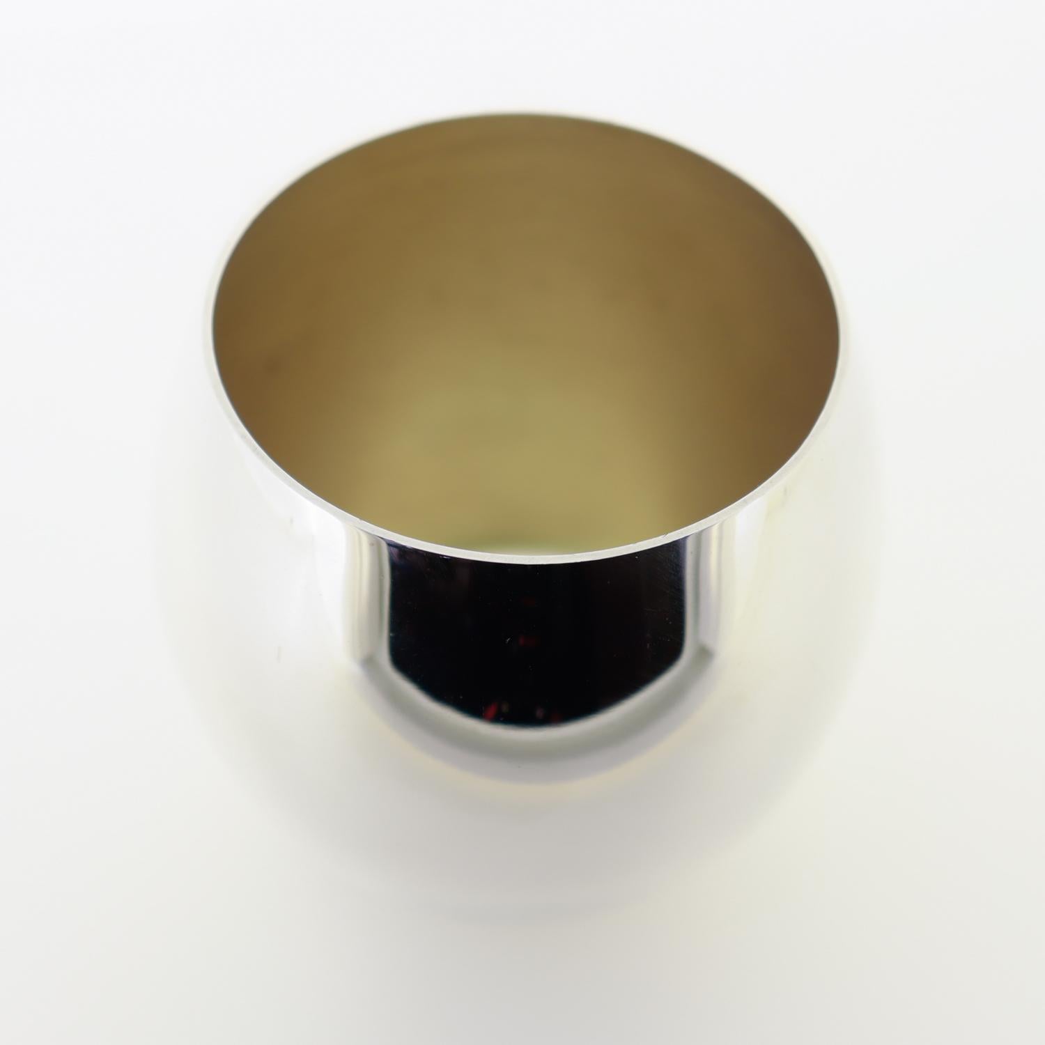 Lot de 6 Tiffany & Co. Gobelets ou tasses à cocktail en A Silver en vente 1