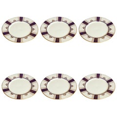 Set of 6 Tiffany Dinner Plates