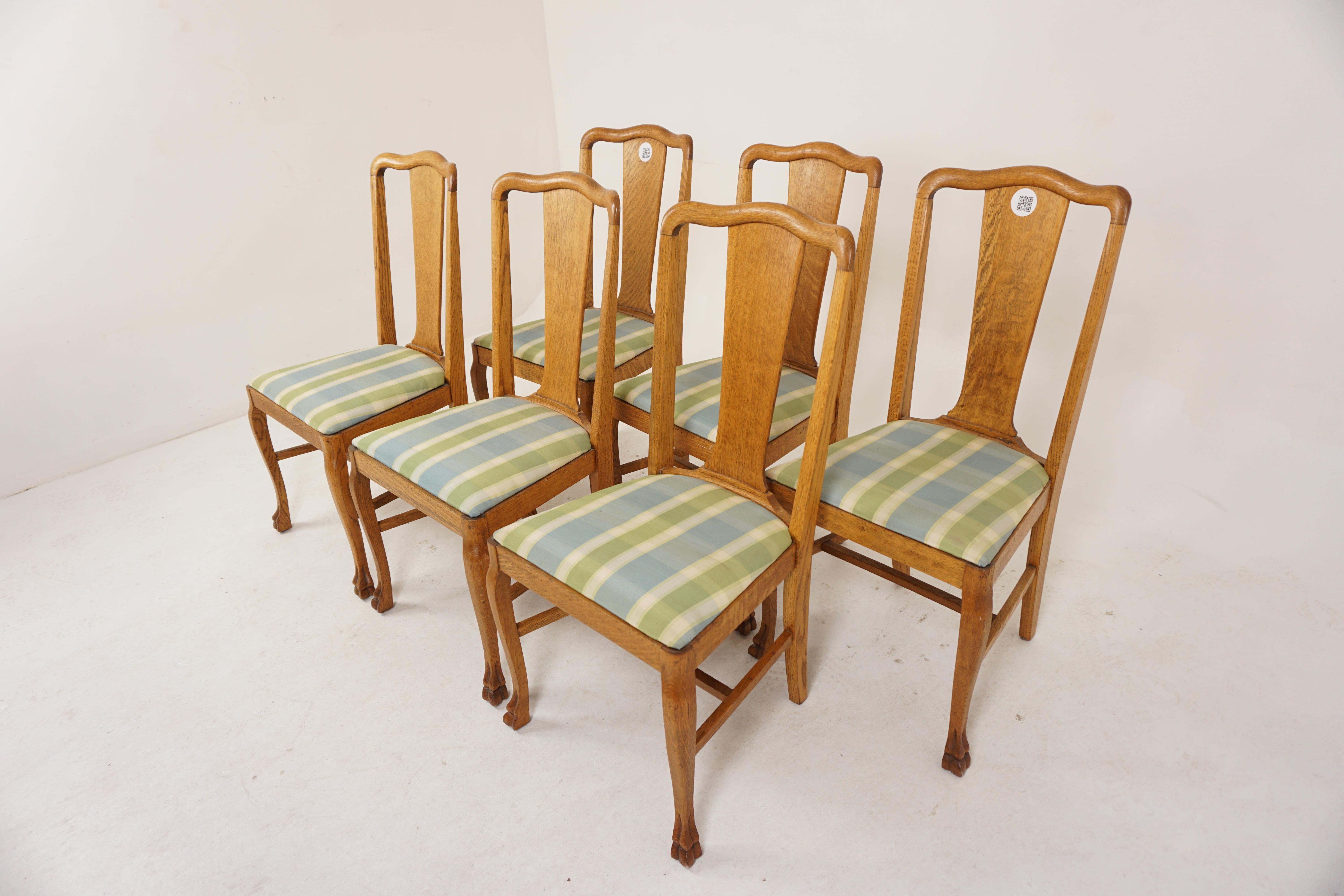 tiger oak chairs