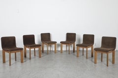 Juego de 6 sillas de comedor «Shell», inspiradas en Tobia Scarpa, de los años 70
