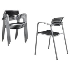 Set of 6 Toledo Chairs by Jorge Pensi for Amat Spain, 1986