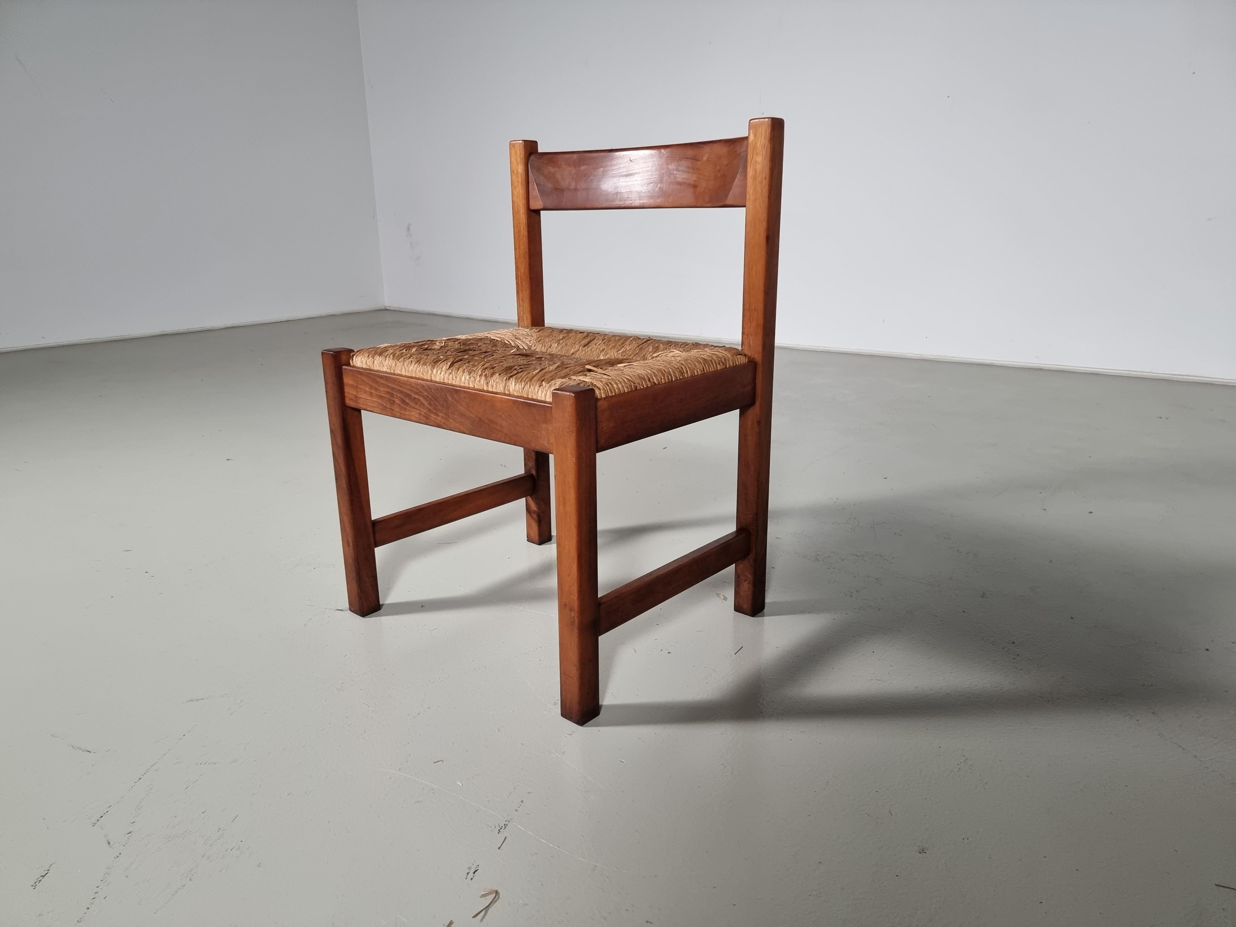 Set of 6 Torbecchia Chairs by Giovanni Michelucci for Poltronova, 1960s For Sale 3