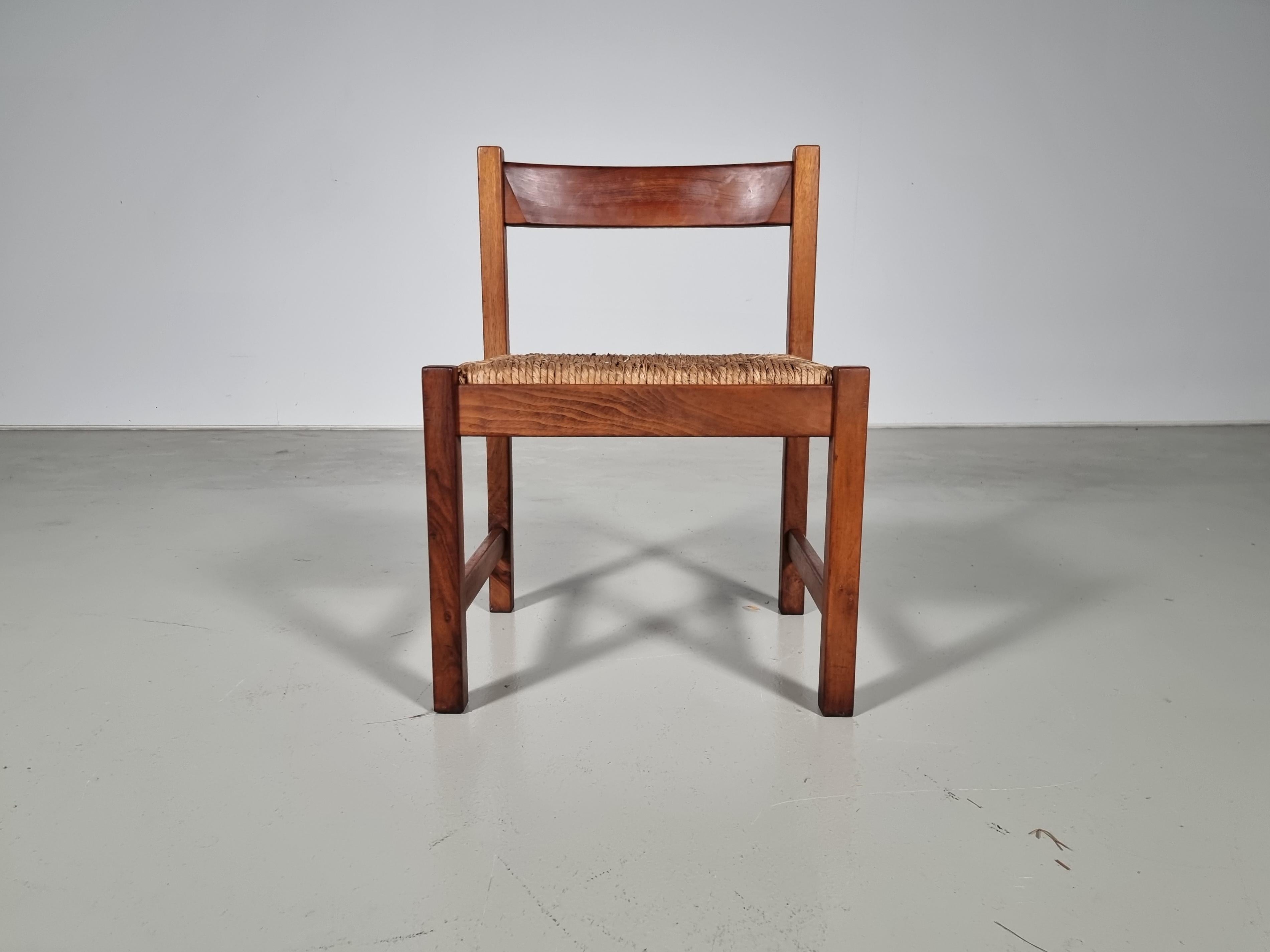 Set di 6 sedie Torbecchia di Giovanni Michelucci per Poltronova, anni '60 in vendita 4