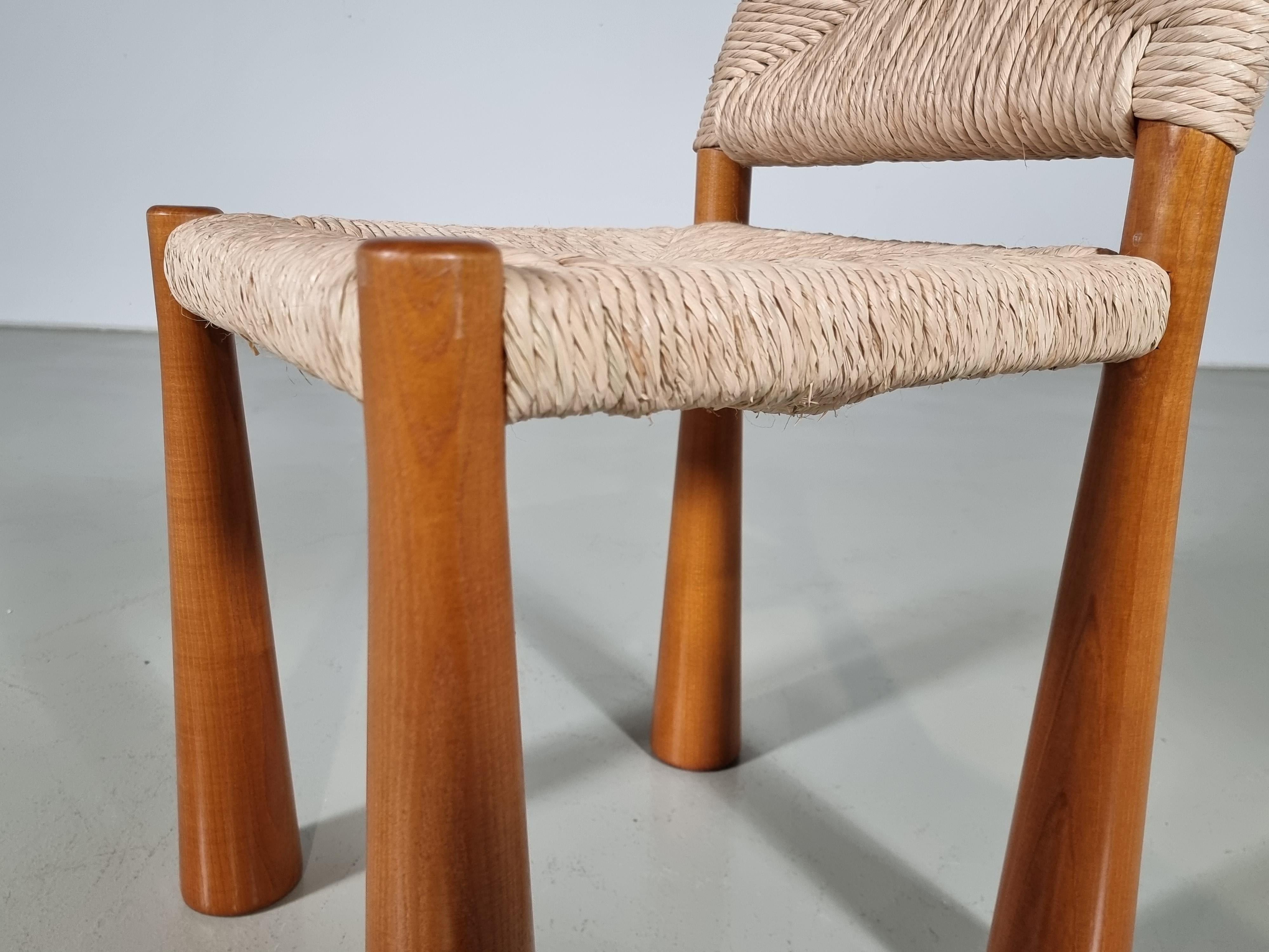 Set of 6 Toscanolla Dining Chairs by Alessandro Becchi for Giovanetti, 1970s 5