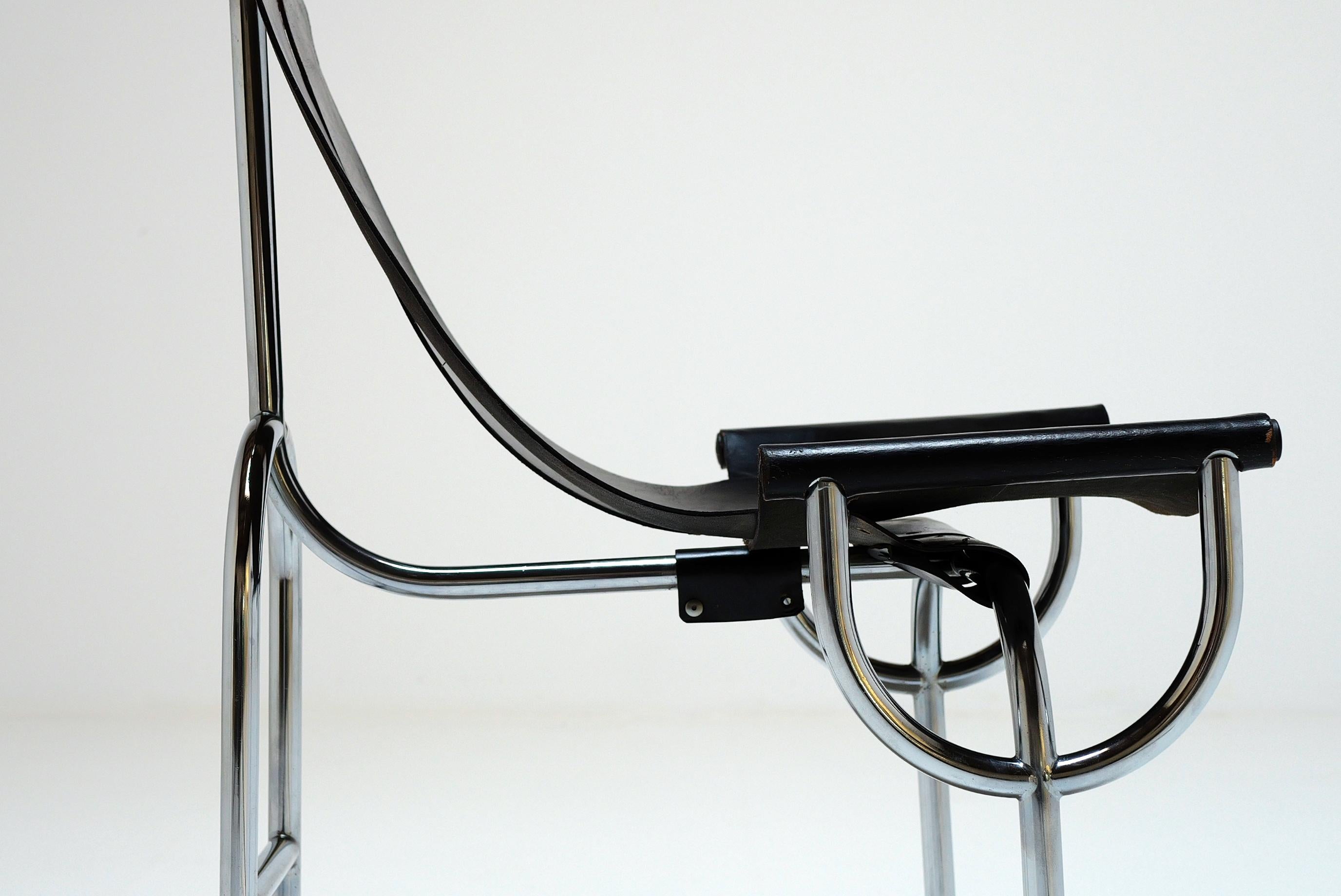 Set of 6 TRI 15 Chairs by Roberto Gabetti & AImaro Isola for Arbo, Italy, 1968 For Sale 3
