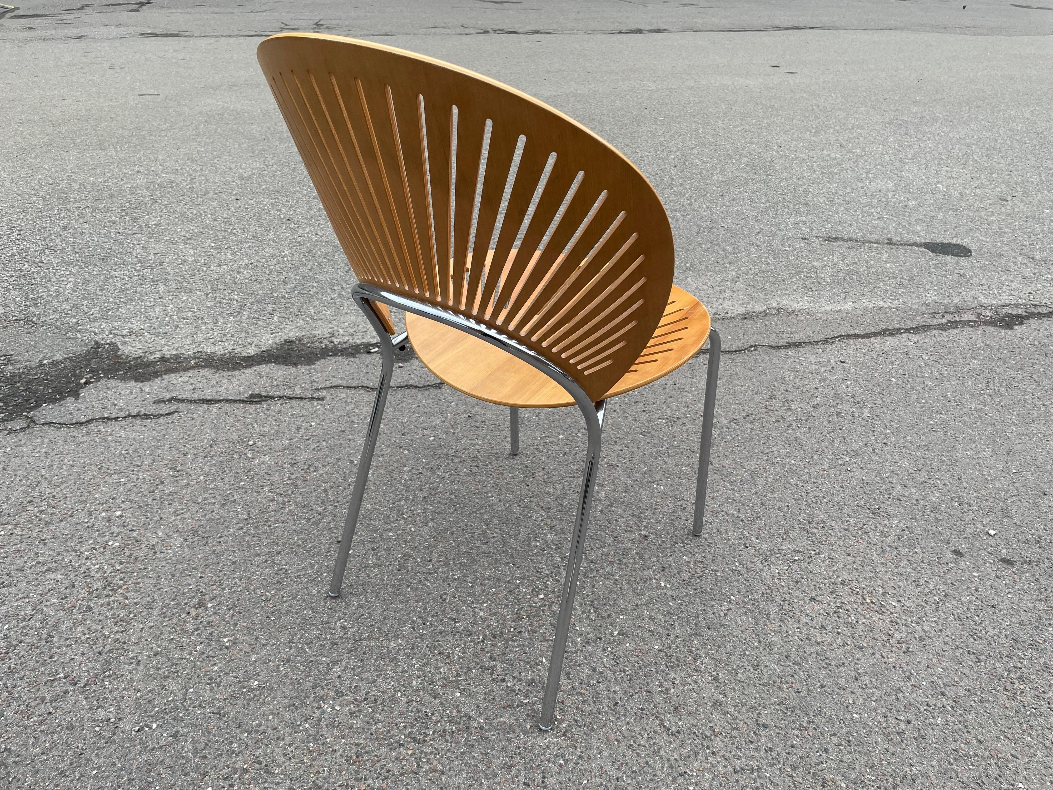 Danish Set of 6 Trinidad Dinning Chairs Designed by Nanna Ditzel