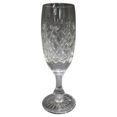 Set of 6 Tudor Crystal Burleigh Cut Flutes