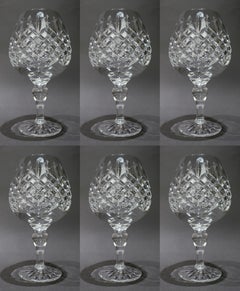 6er-Set „Burleigh“-Weingläser aus Tudor Crystal Ct-Glas