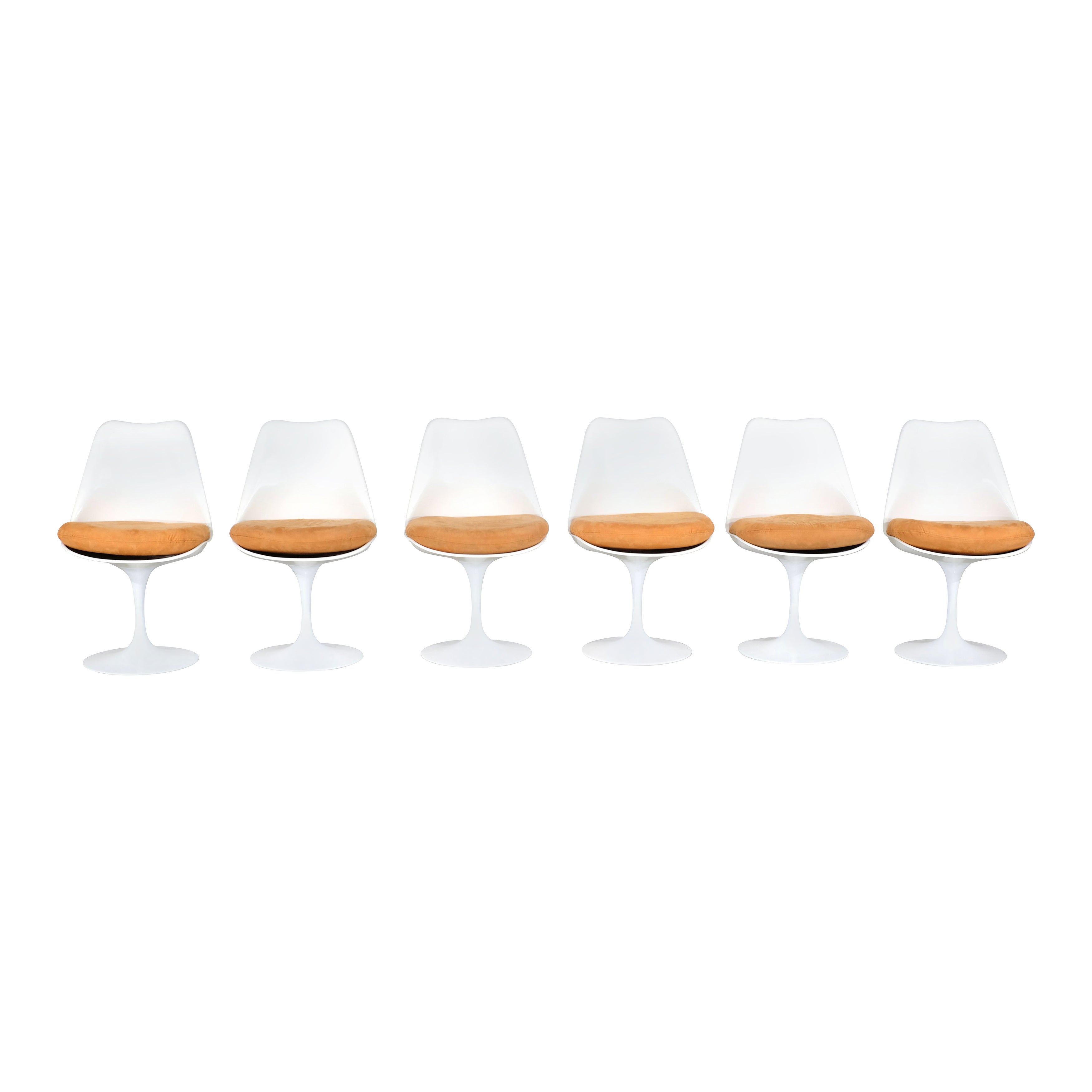 Ensemble de 6 chaises Tulip par Eero Saarinen pour Knoll International - 1981 en vente