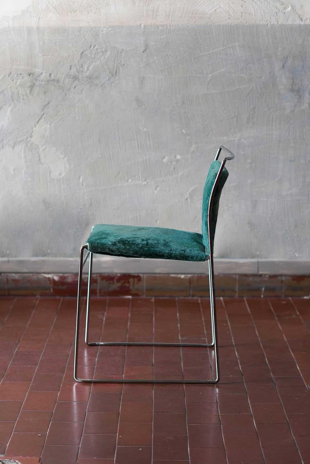Metal Set of 6 Tulu by Kazuhide Takahama chairs, 1968