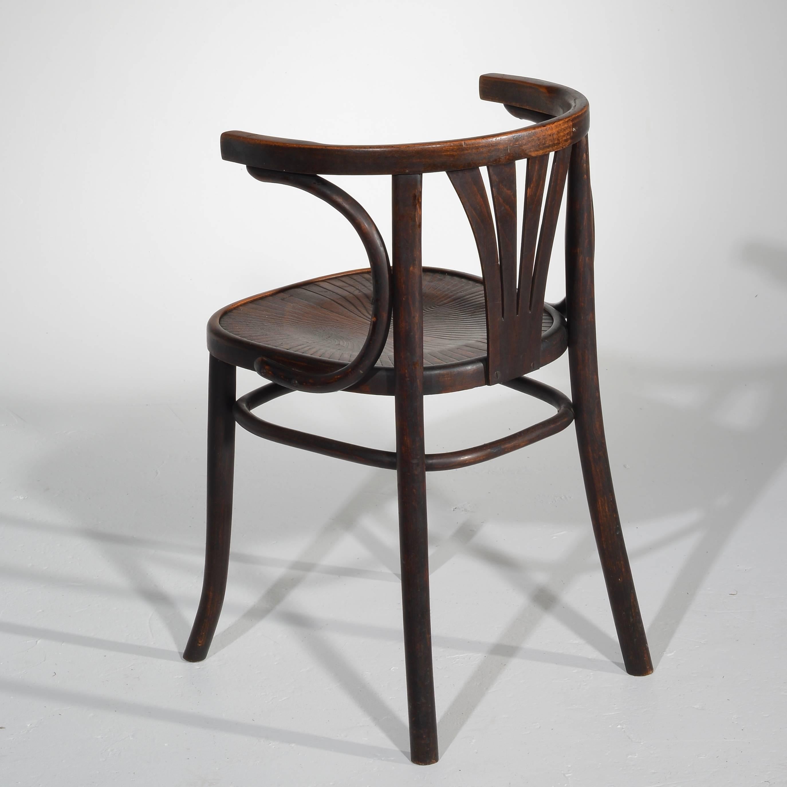 Set of Six Turn of the Century Thonet Bentwood Chairs 9