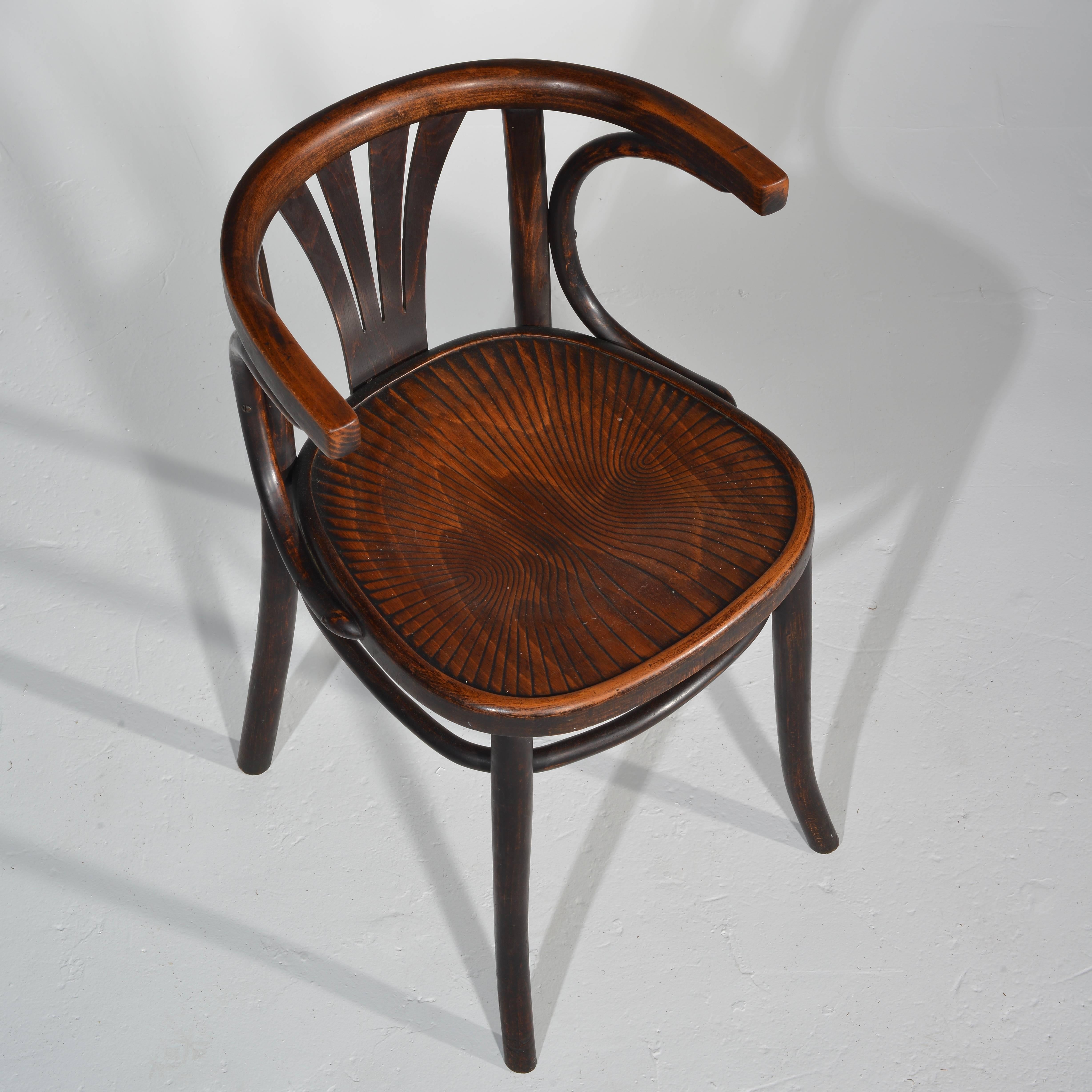 Set of Six Turn of the Century Thonet Bentwood Chairs 10