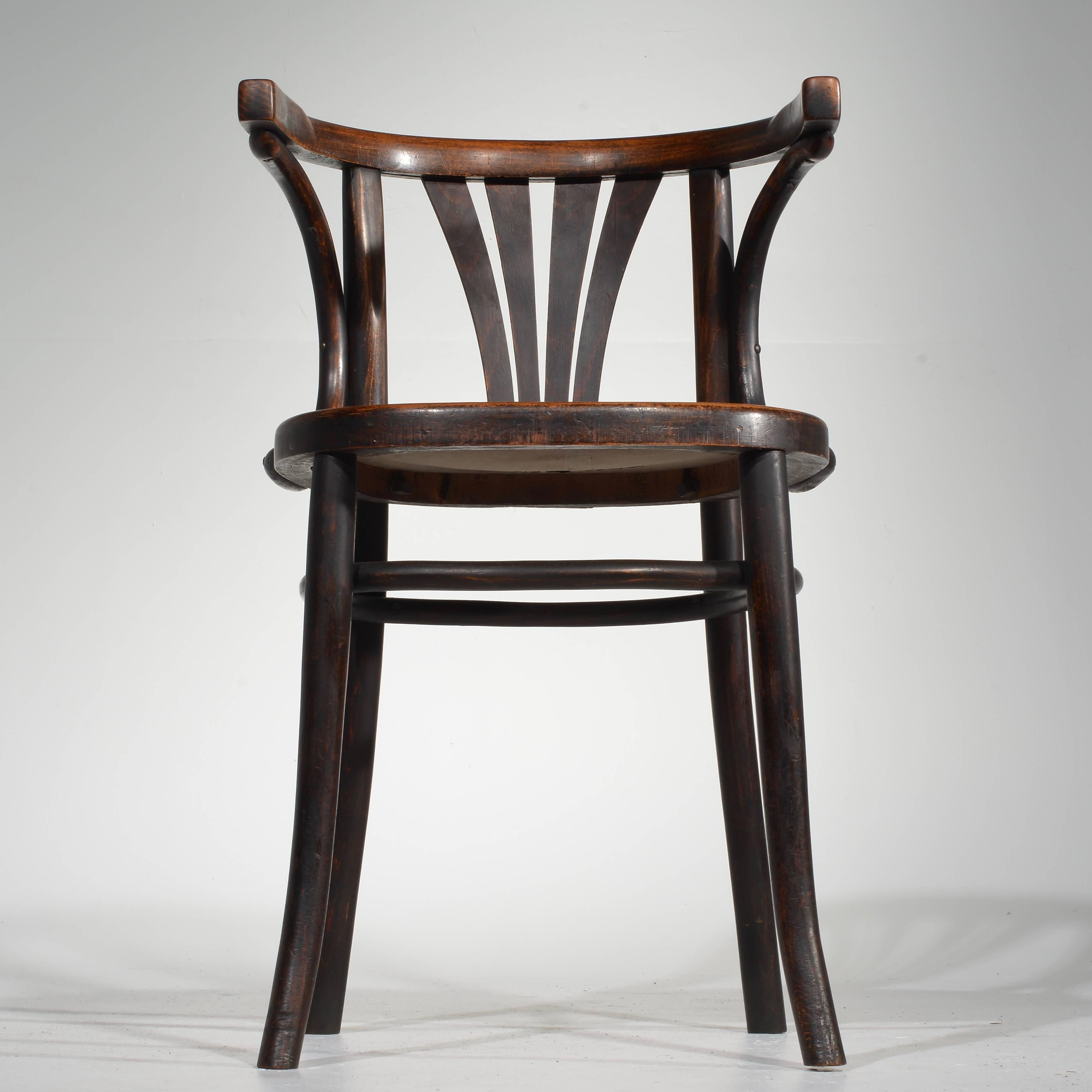 Set of Six Turn of the Century Thonet Bentwood Chairs 2