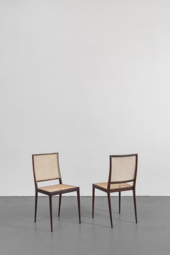 Set of 6 Unilabor Chairs MT 552, Geraldo de Barros, 1960s, Brazilian Design