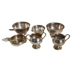 Set of 6 Various Sterling Silver Serving Pieces